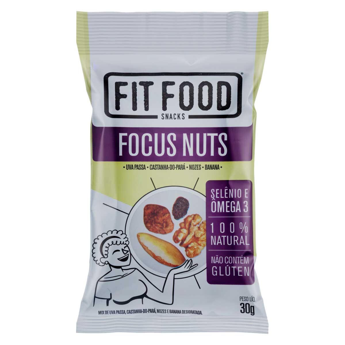 Mix de Frutas e Castanhas Focus Nuts Fit Food 30g