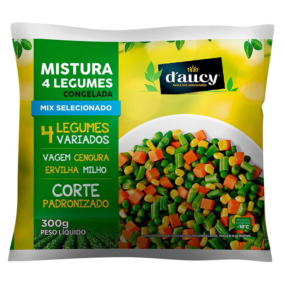 Mix de Legumes Congelado Daucy 300g