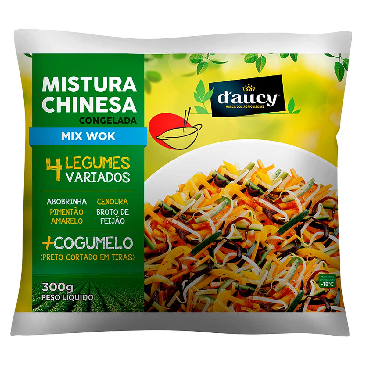 Mix de Legumes Congelado Fatiado Chinesa Daucy Misturas 300g