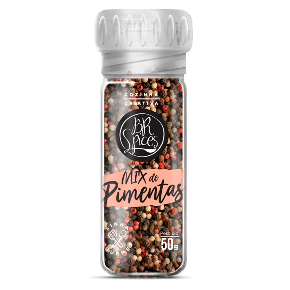 Mix de Pimentas com Moedor Br Spices 50g