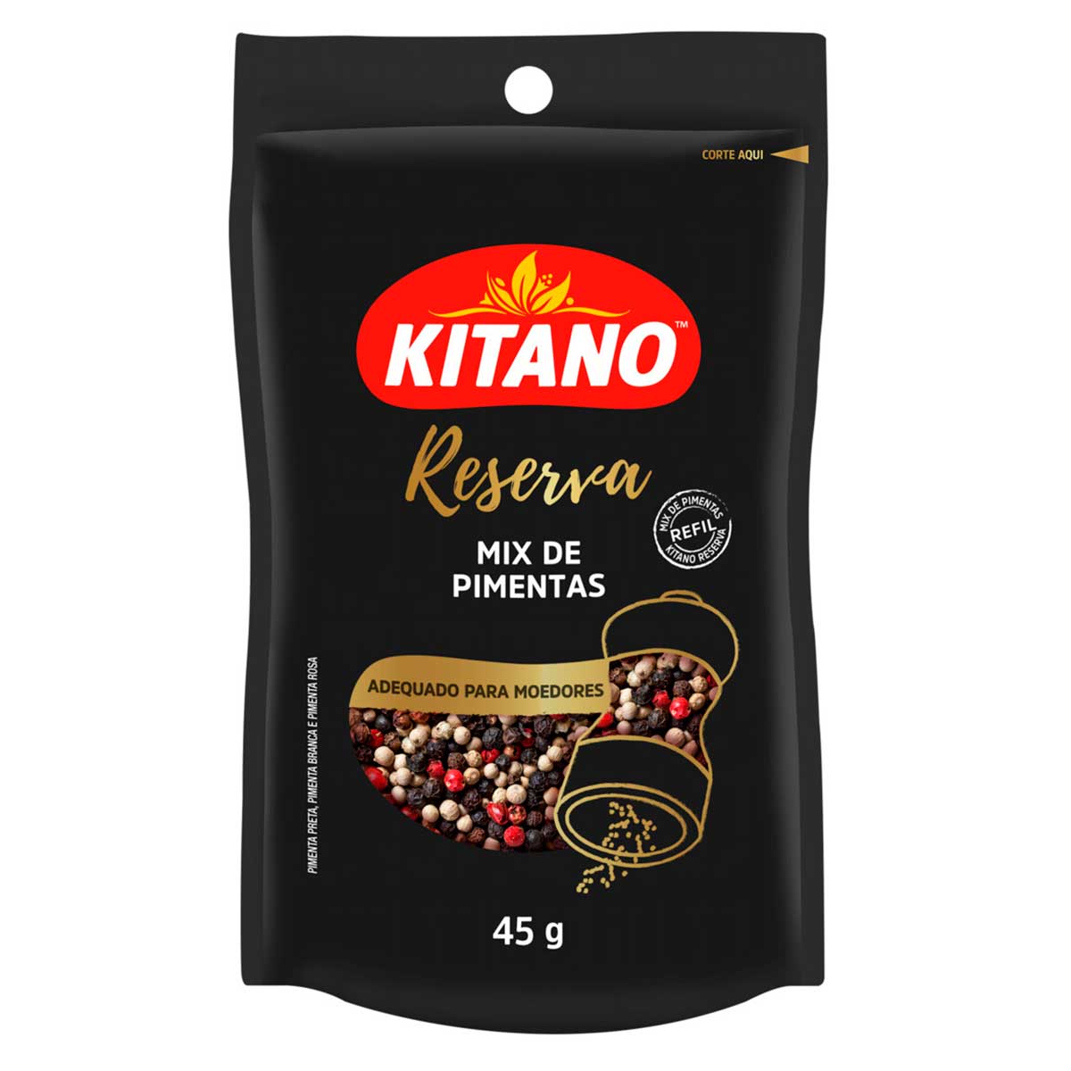 Mix de Pimenta Kitano Reserva 45g Refil