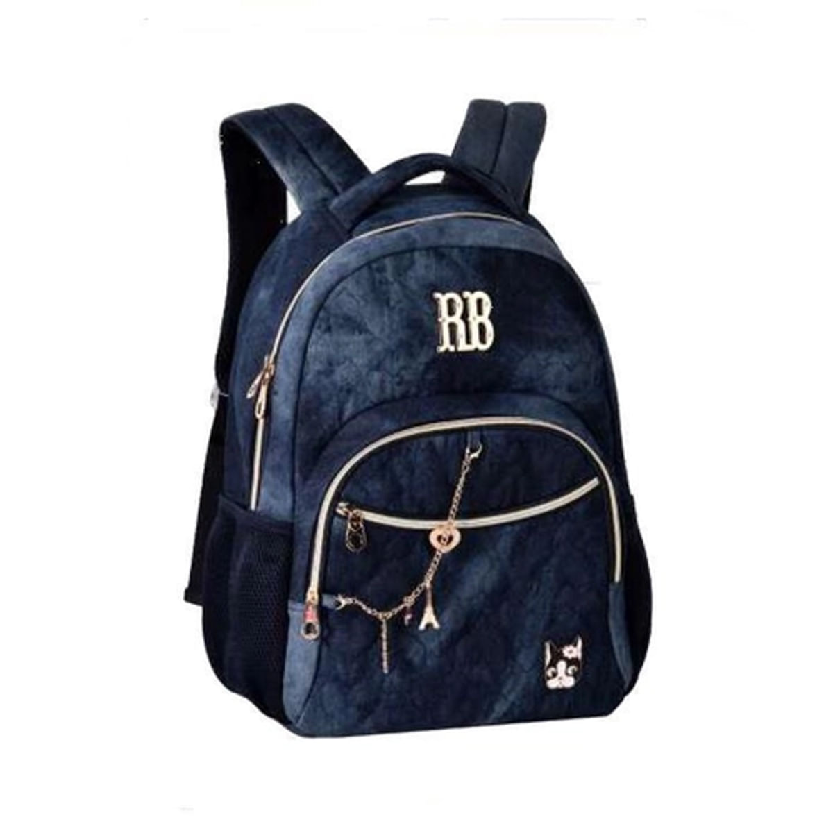 Mochila Clio Style Escolar Rebecca Bonbon Jeans Up