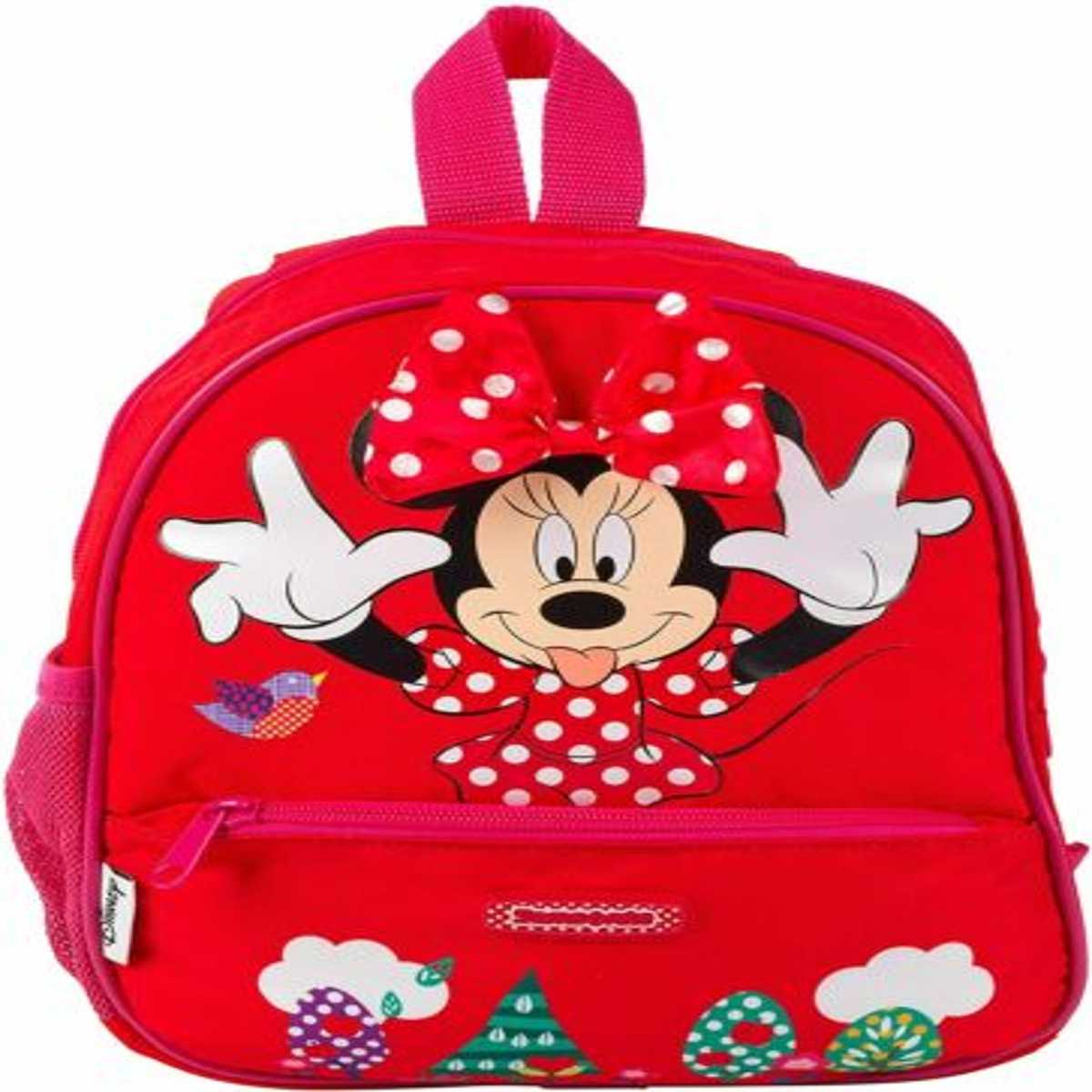 Mochila Escolar Minnie Disney Vermelha