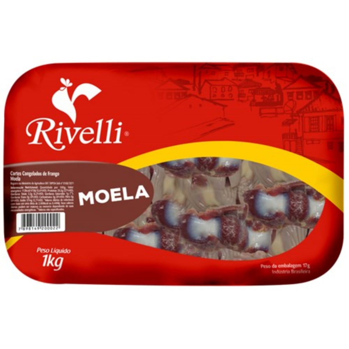 Moela Congelada Rivelli 1 kg