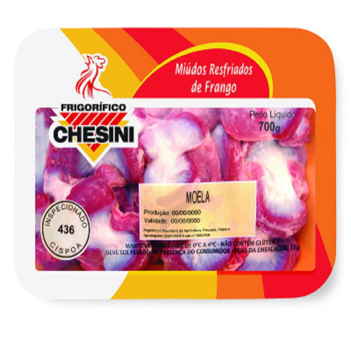 Moela de Frango Resfriado Chesini 700g