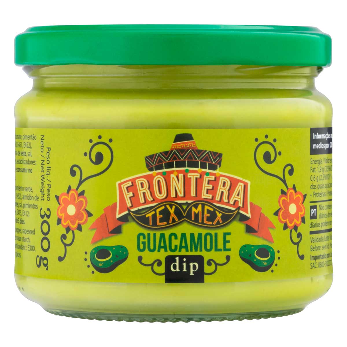 Molho Guacamole Frontera Tex Mex 300g