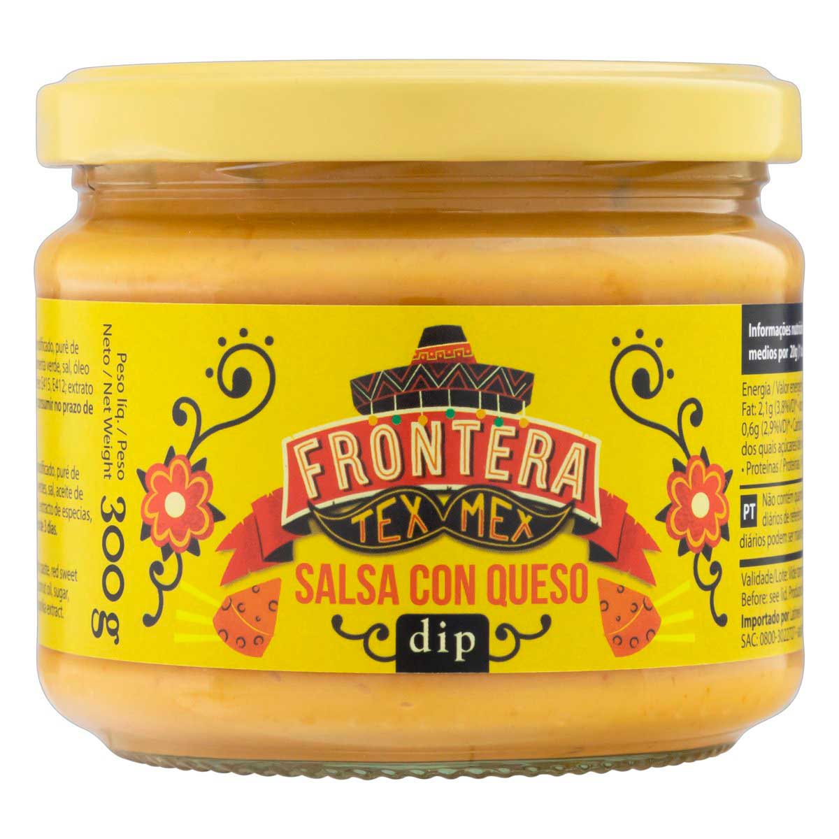 Molho Mexicano Queijo Frontera Tex Mex 300g