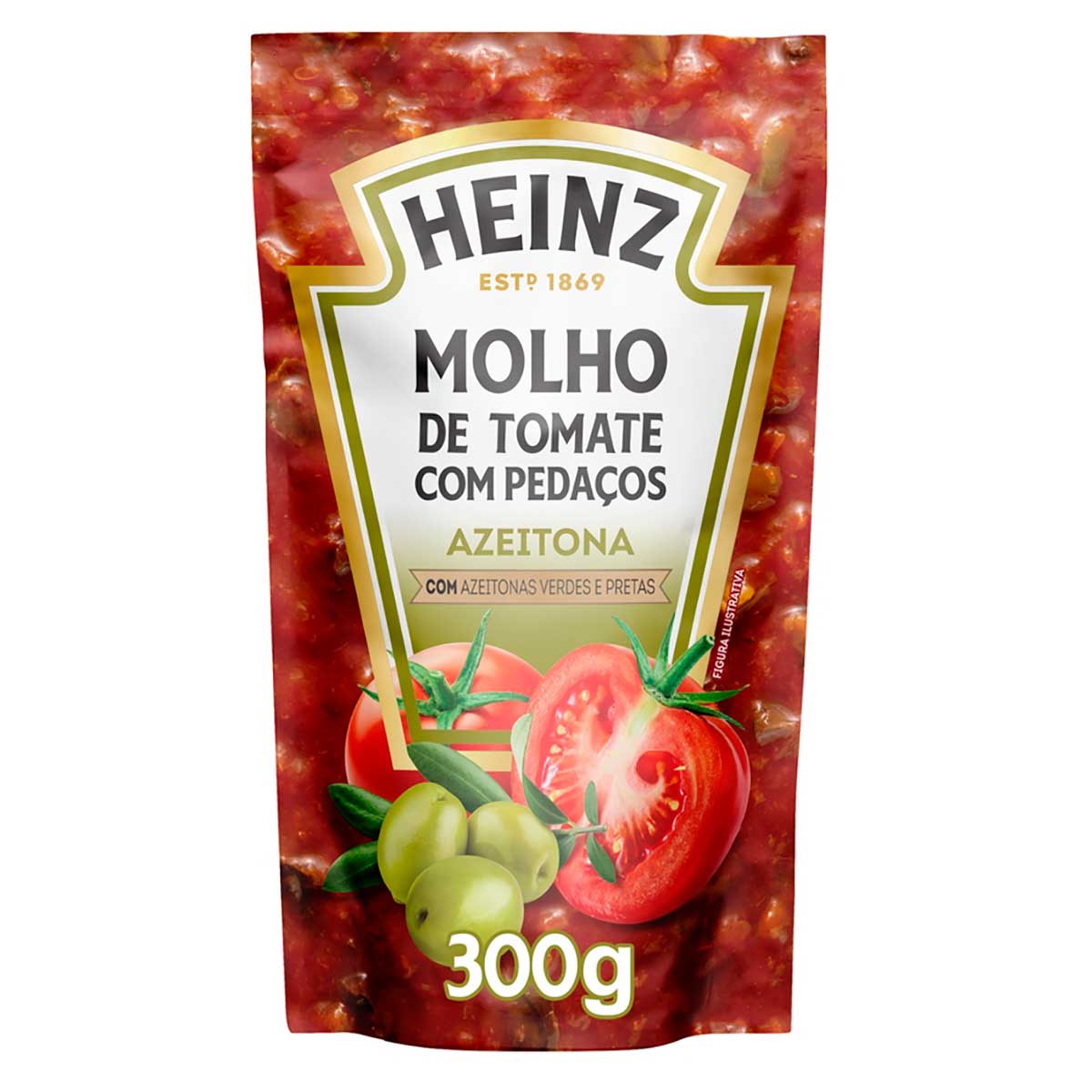 Molho de Tomate com Azeitona Heinz 300g