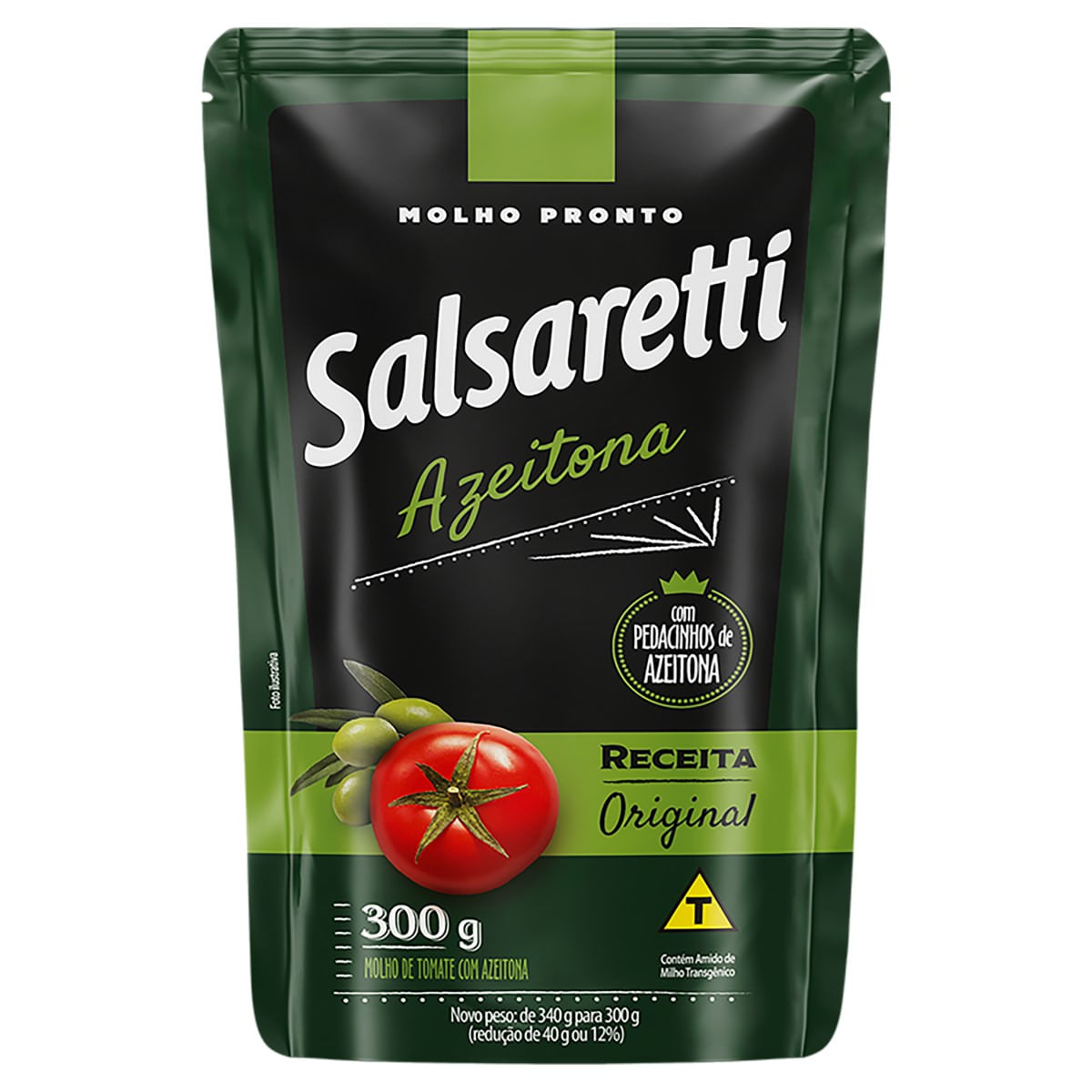 Molho de Tomate com Azeitona Salsaretti 300g