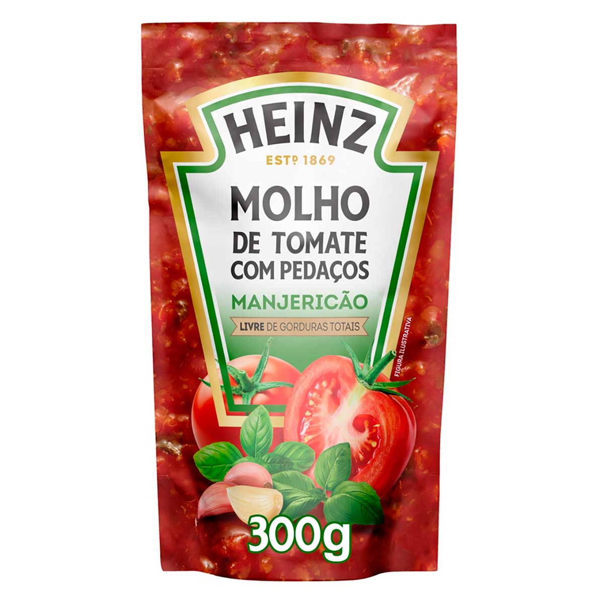 Molho de Tomate com Manjericão Heinz 300g