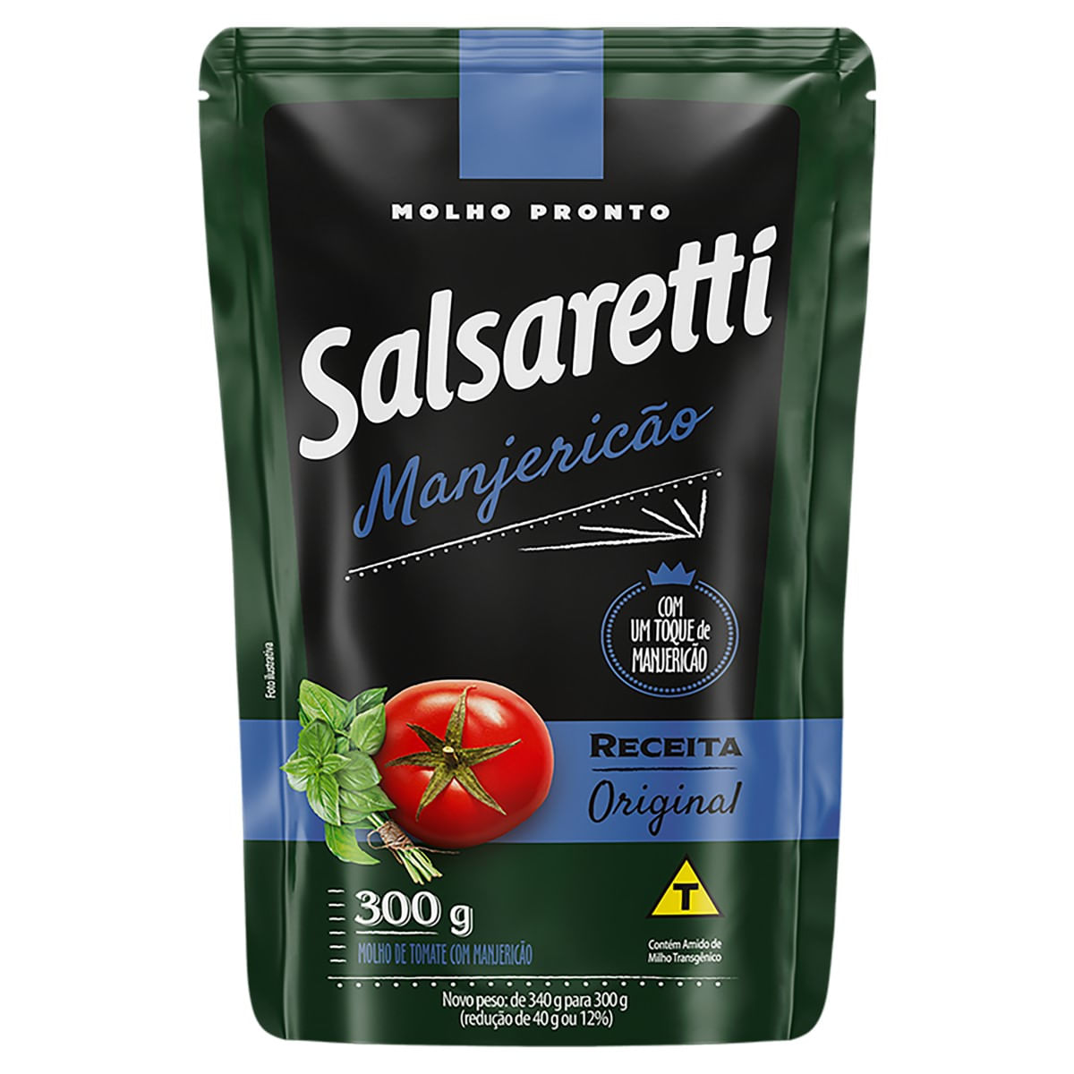 Molho de Tomate com Manjericão Salsaretti 300g