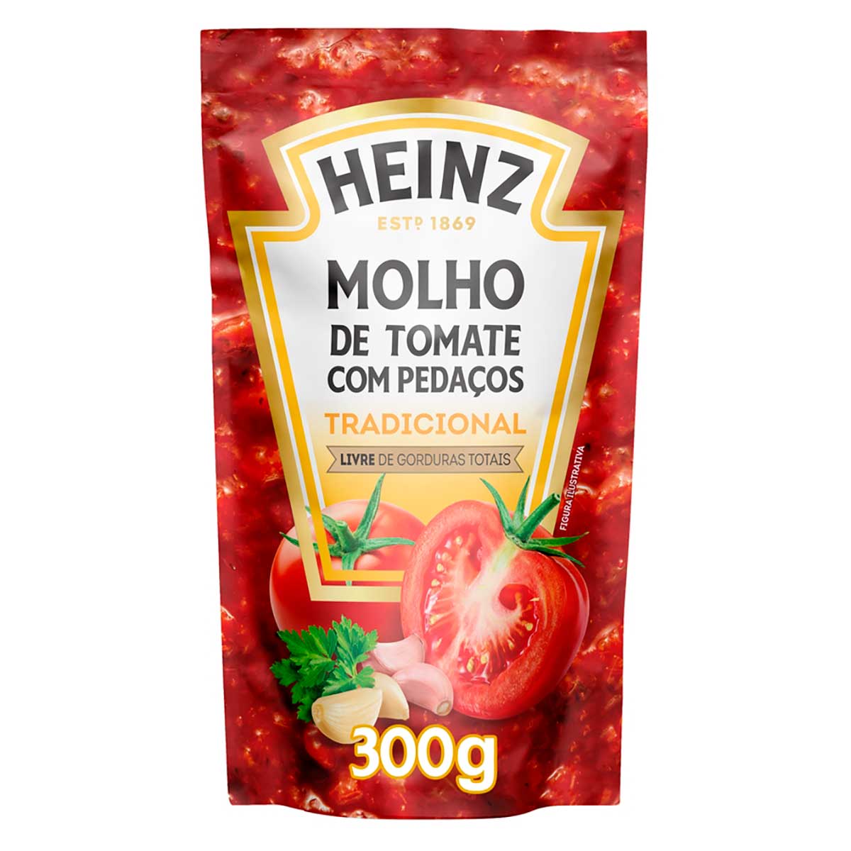 Molho de Tomate com Pedaços Heinz 300g