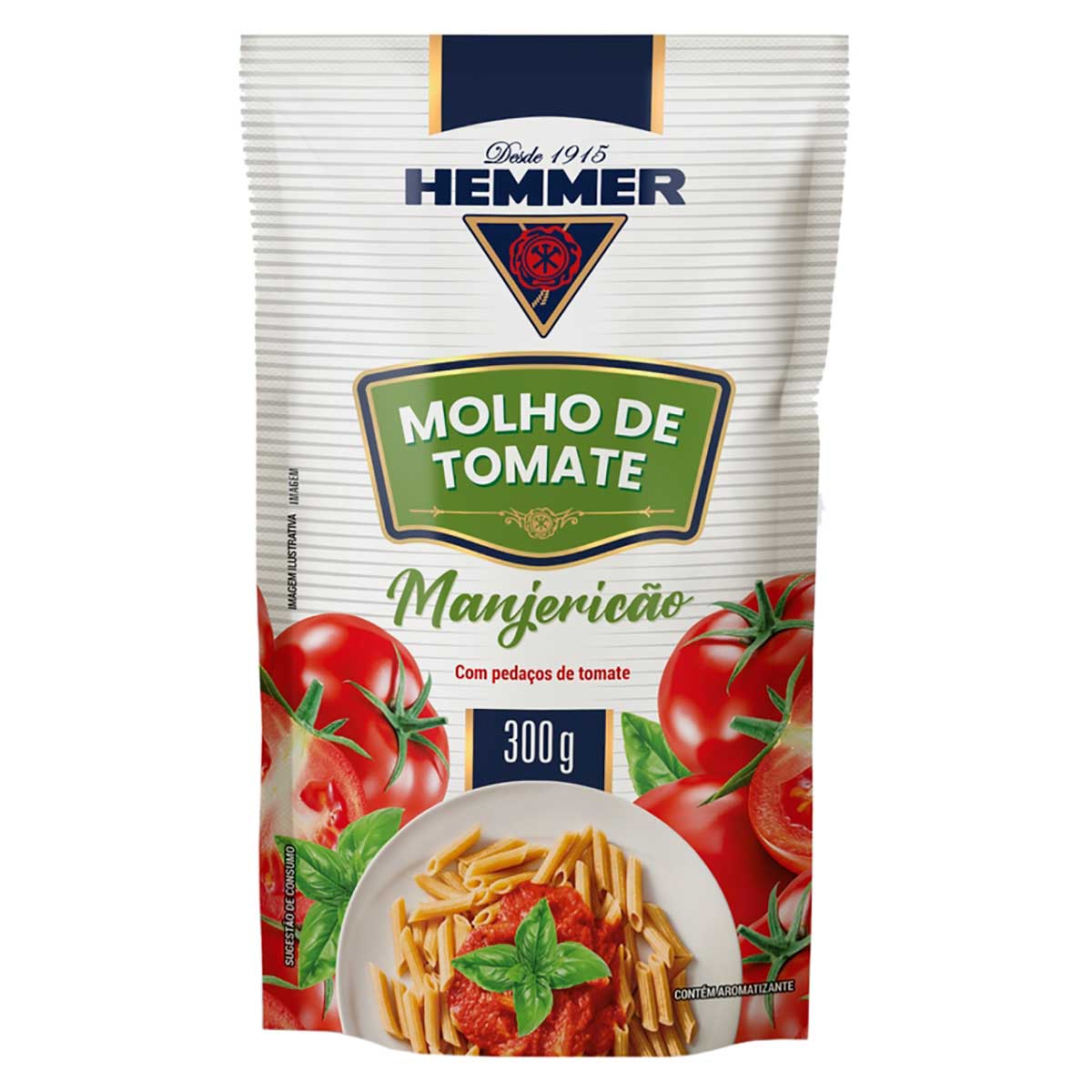 Molho de Tomate Manjericão Hemmer 300g