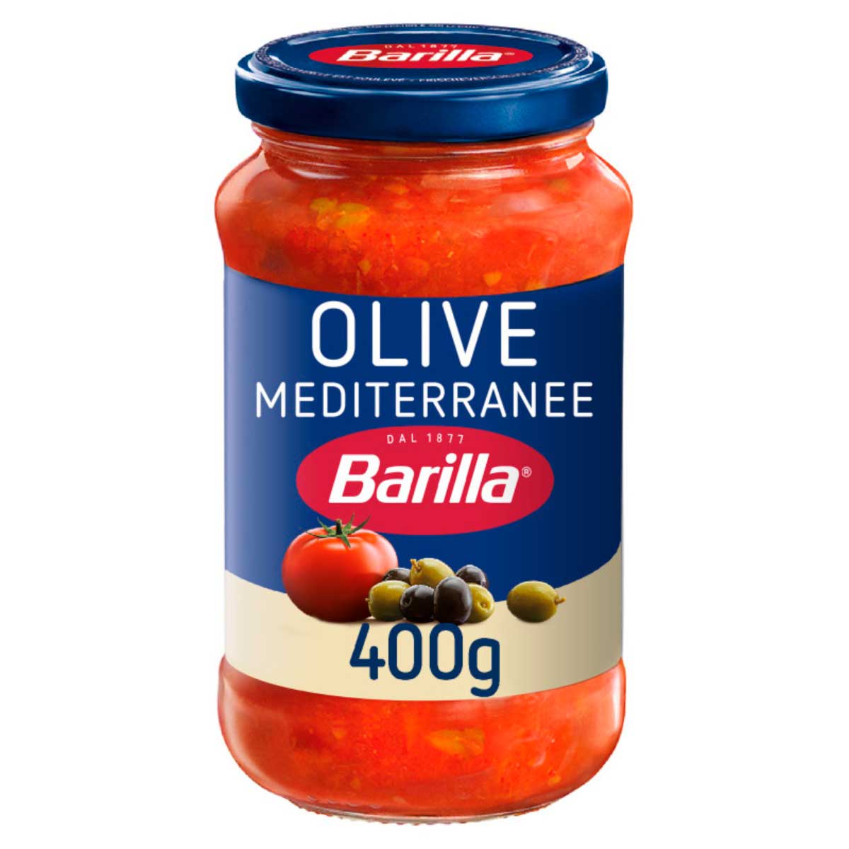 Molho de Tomate Olive Barilla 400g Azeitonas