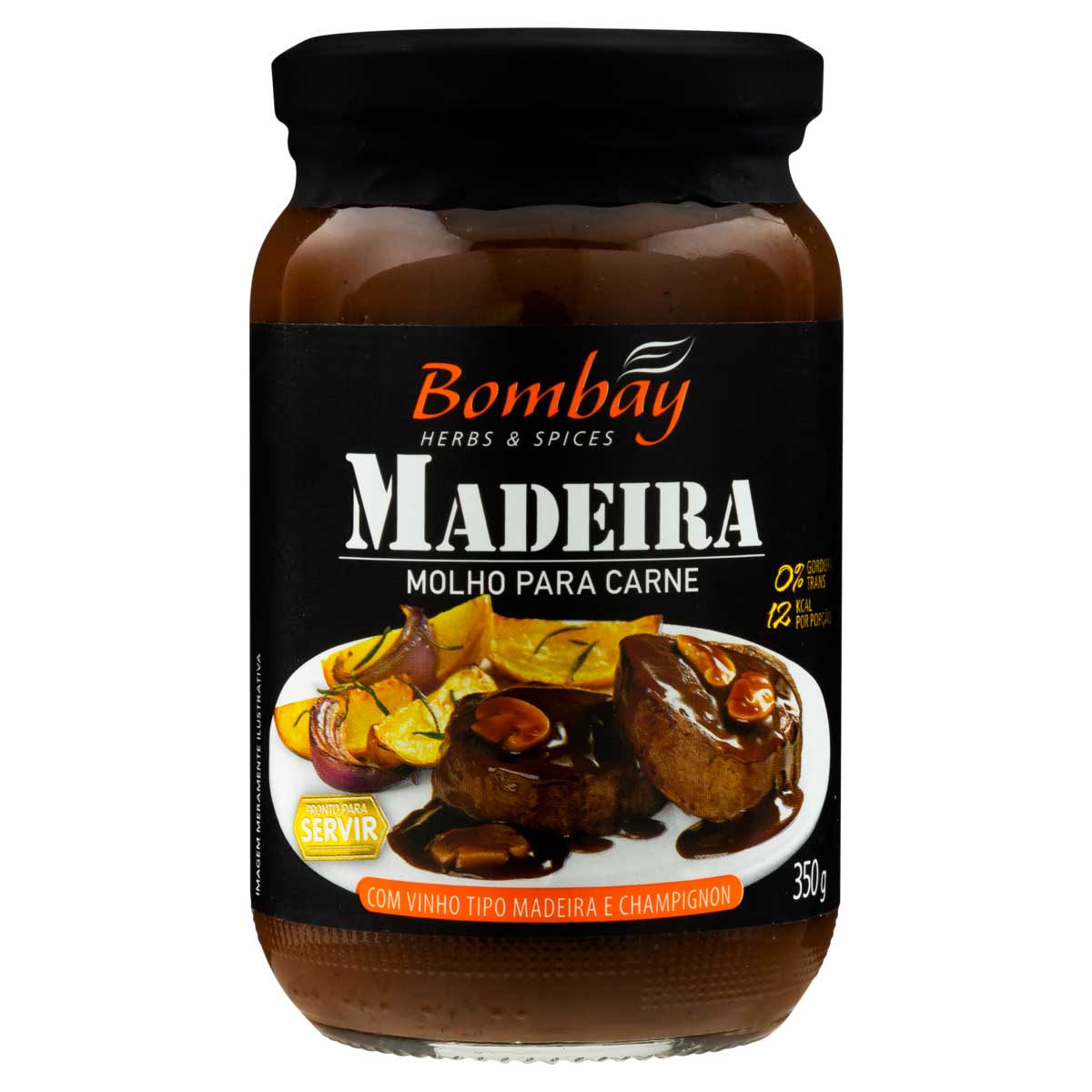 Molho Madeira para Carne Bombay Herbs &amp; Spices 350g