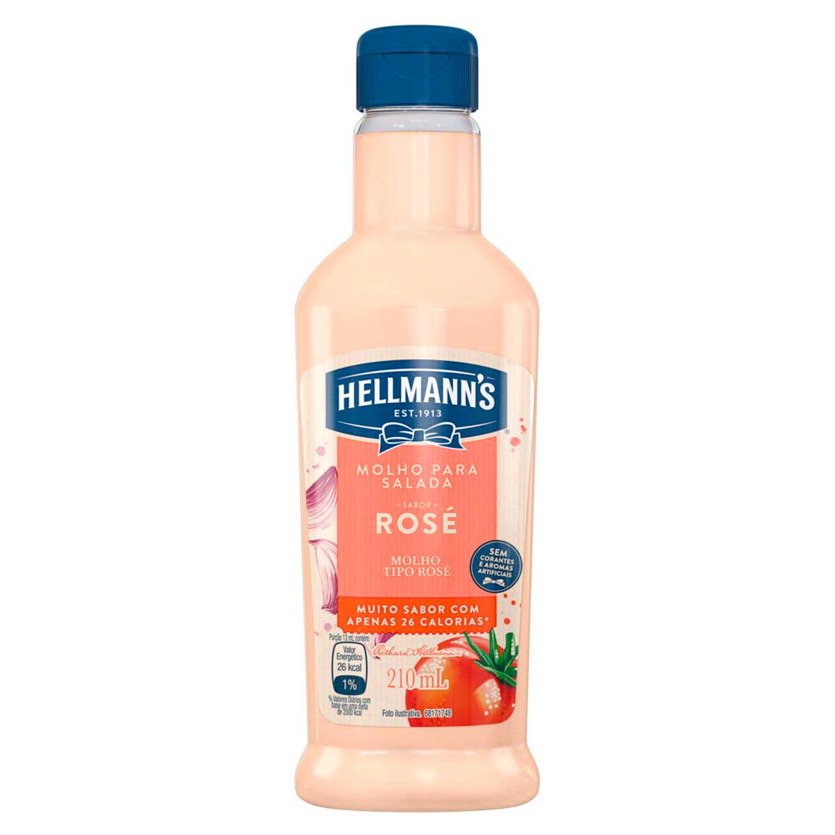 Molho para Salada Rosé Hellmann&apos;s Squeeze 210 ml