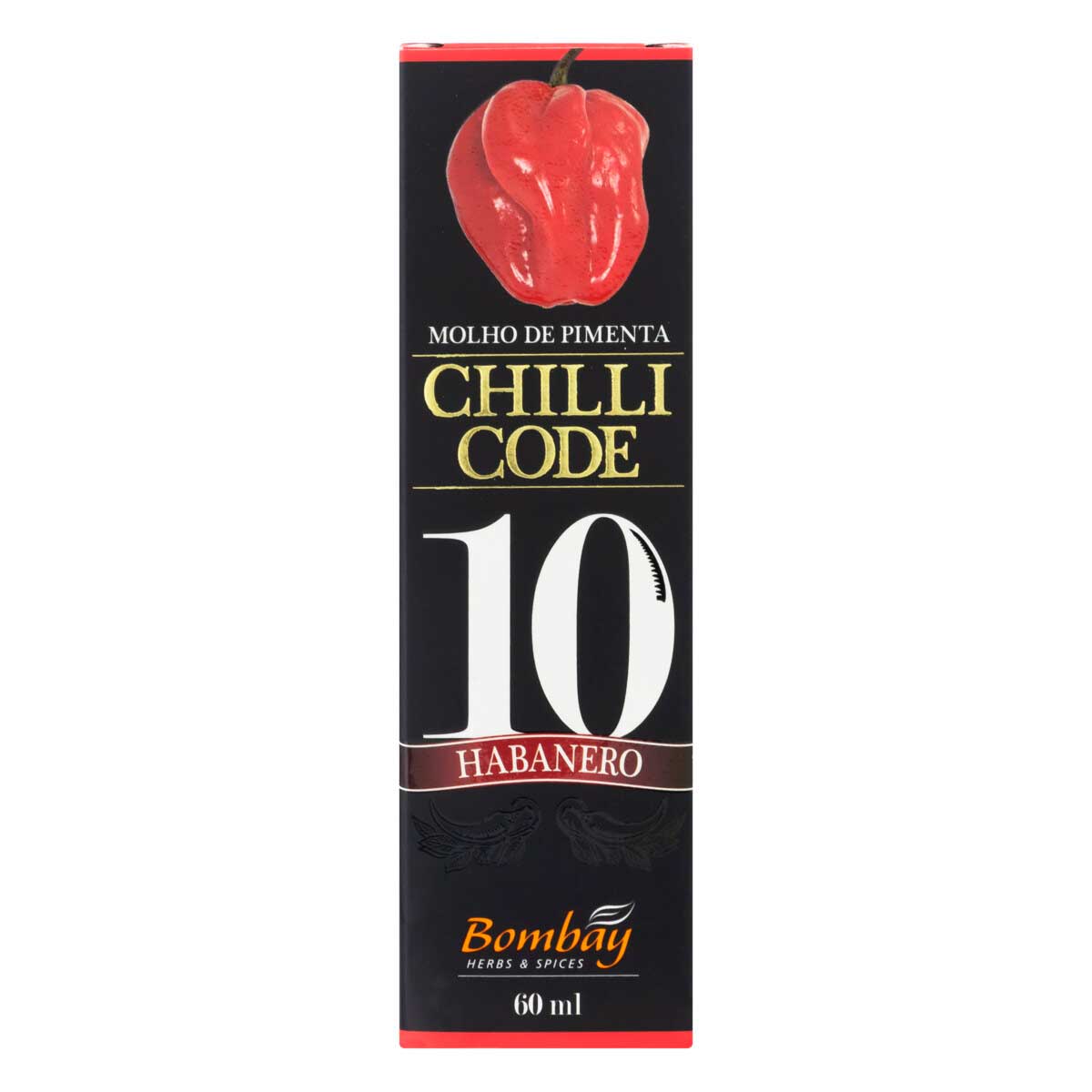 Molho de Pimenta Habanero Bombay Herbs &amp; Spices Chilli Code 60ml