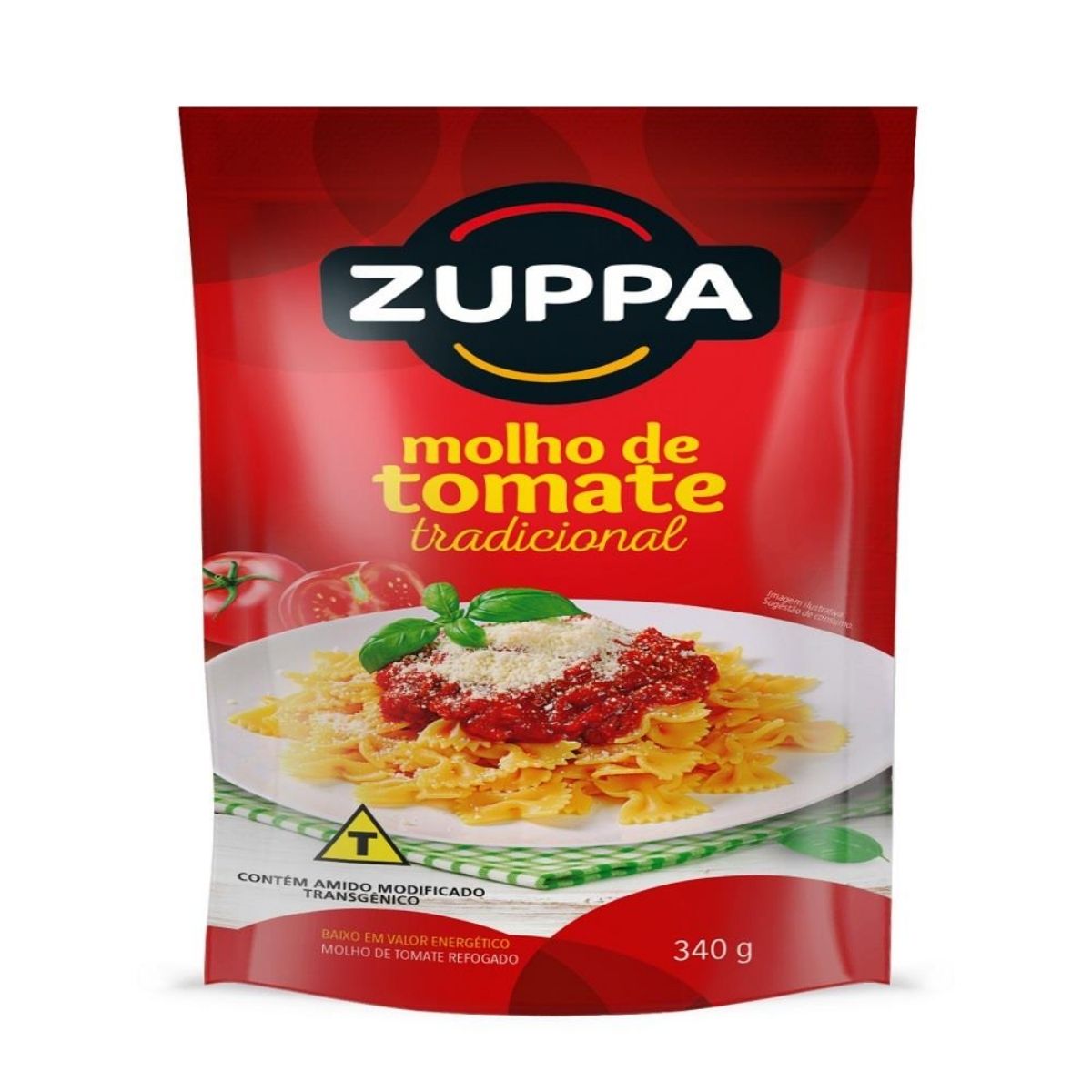 Molho de Tomate Tradicional Refogado Zuppa 340 g