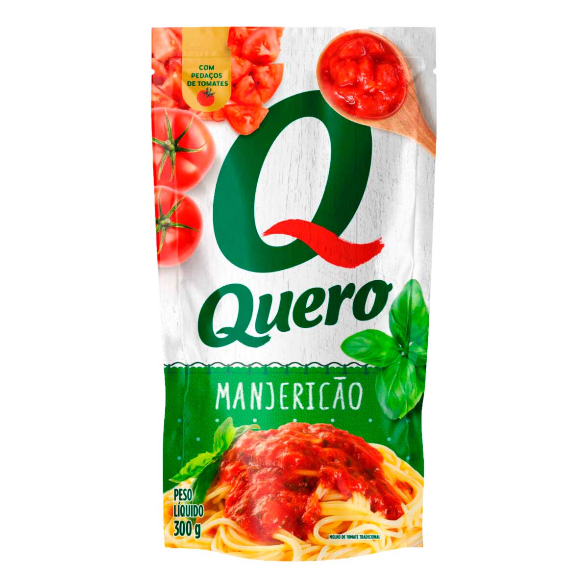 Molho de Tomate com Manjericão Quero 300g