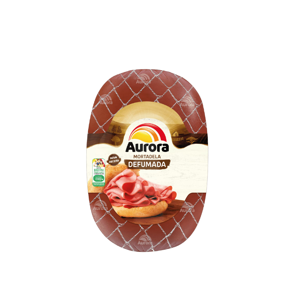 Mortadela Defumada Aurora Aprox. 200 G