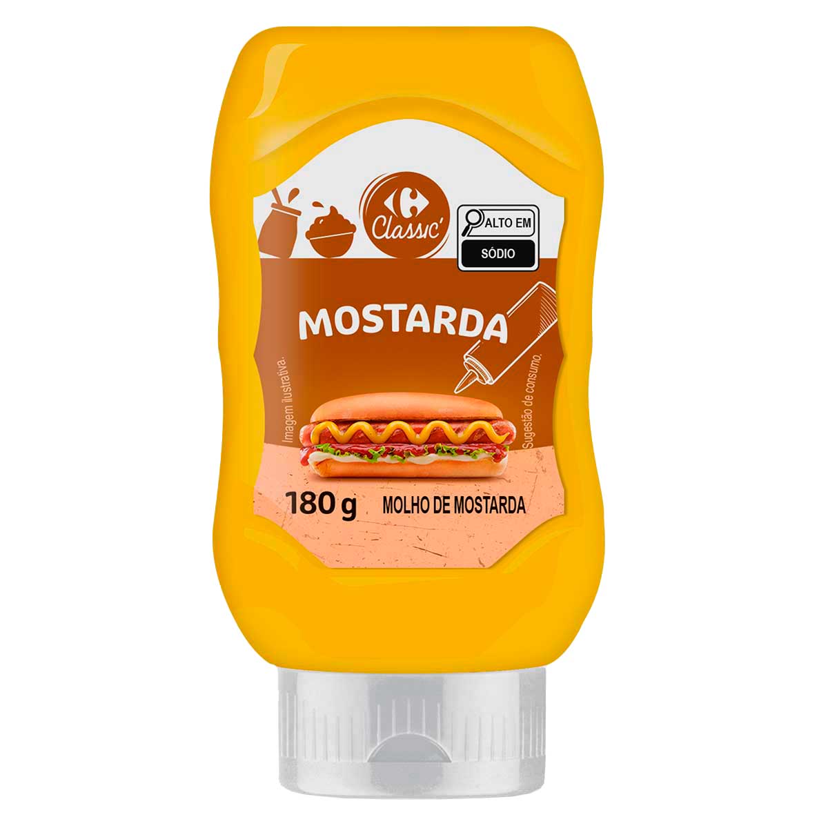 Mostarda Amarela Carrefour 180 g