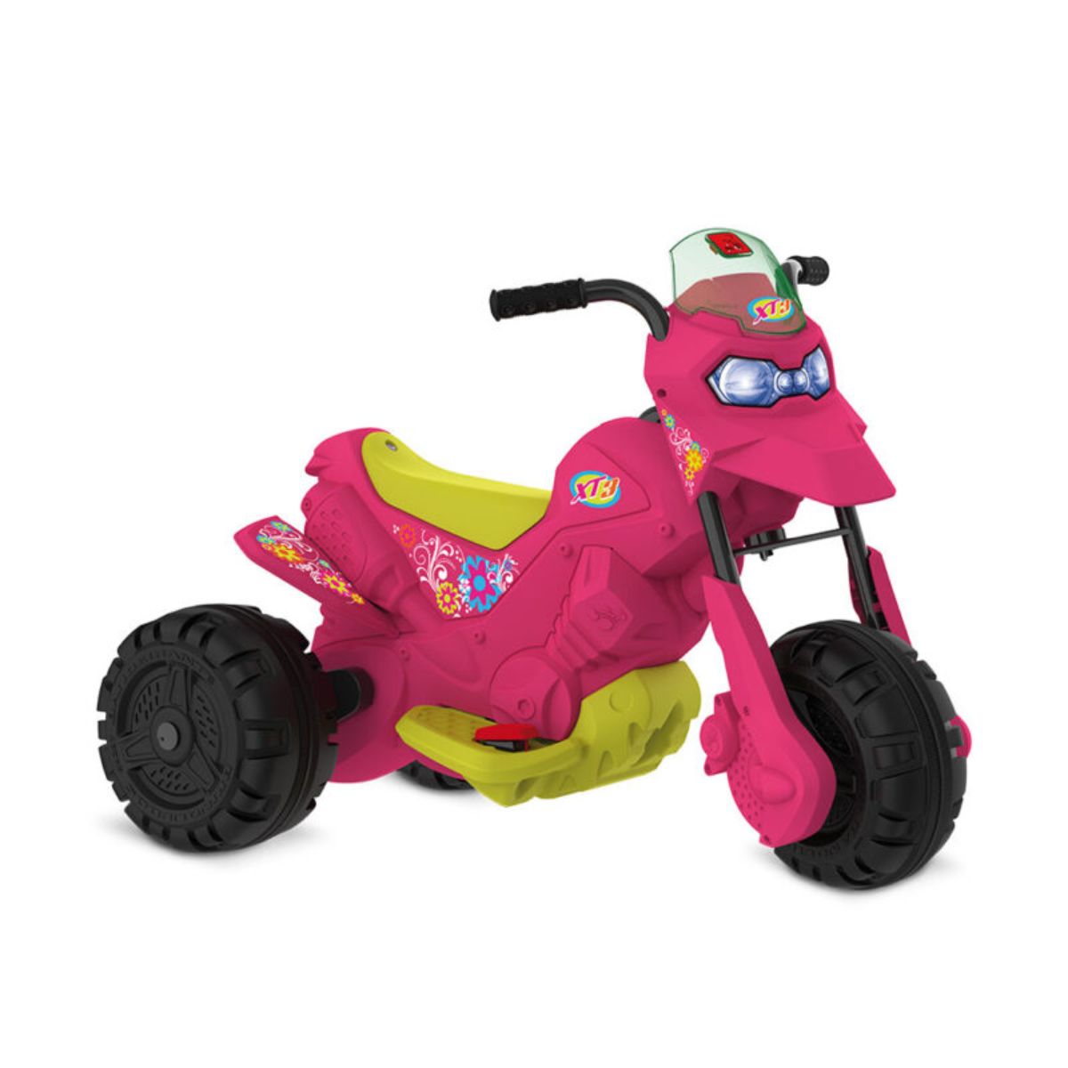 Moto Elétrica Infantil XT3 6 V Rosa Bandeirante