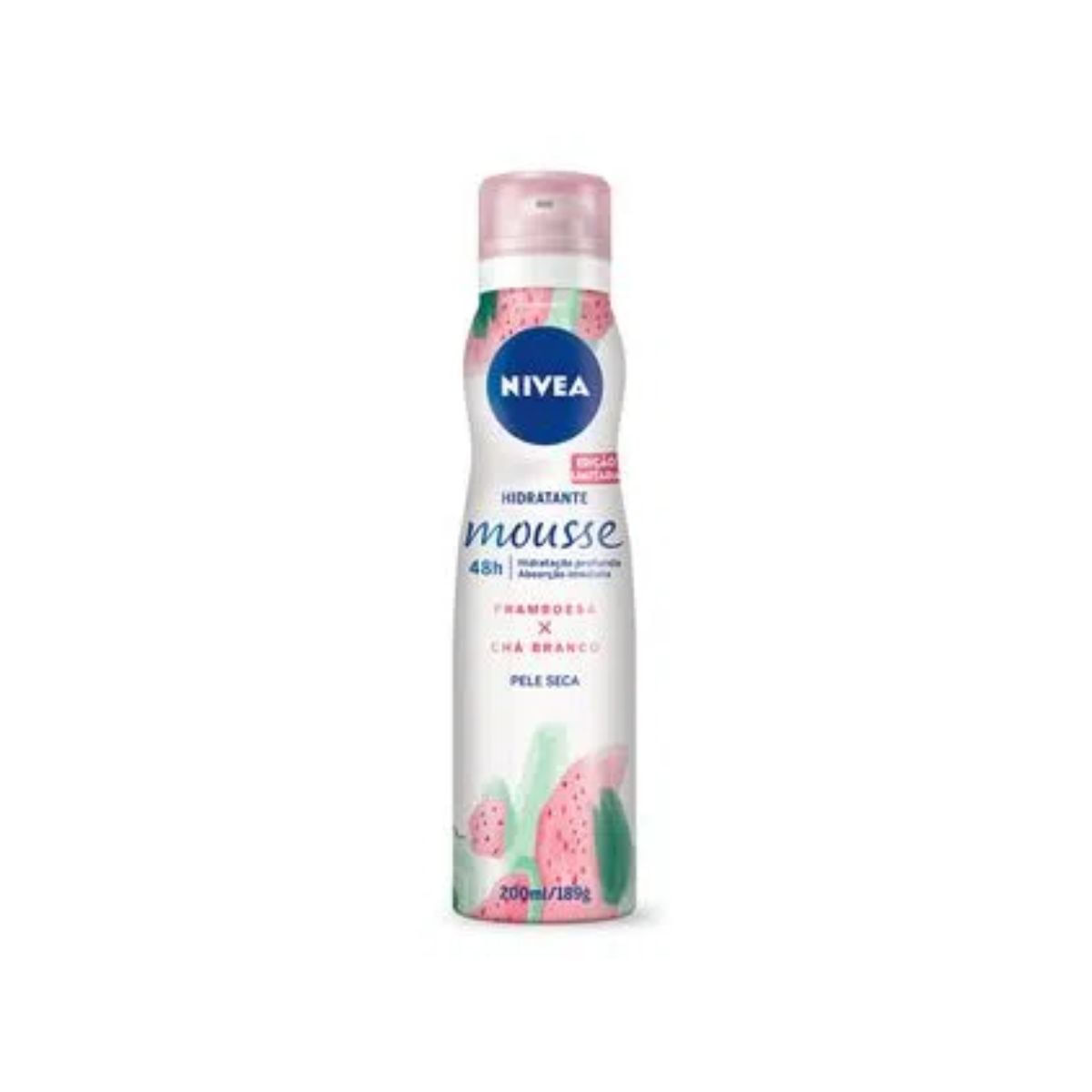 Mousse Nivea hidratante morango com 200 ml