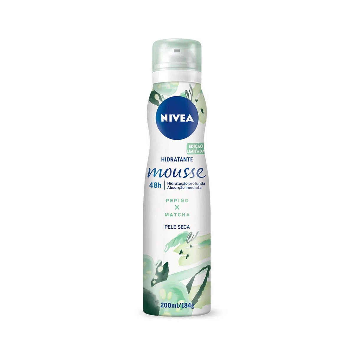 Mousse Hidratante Pepino e Matchá Nivea 200ml