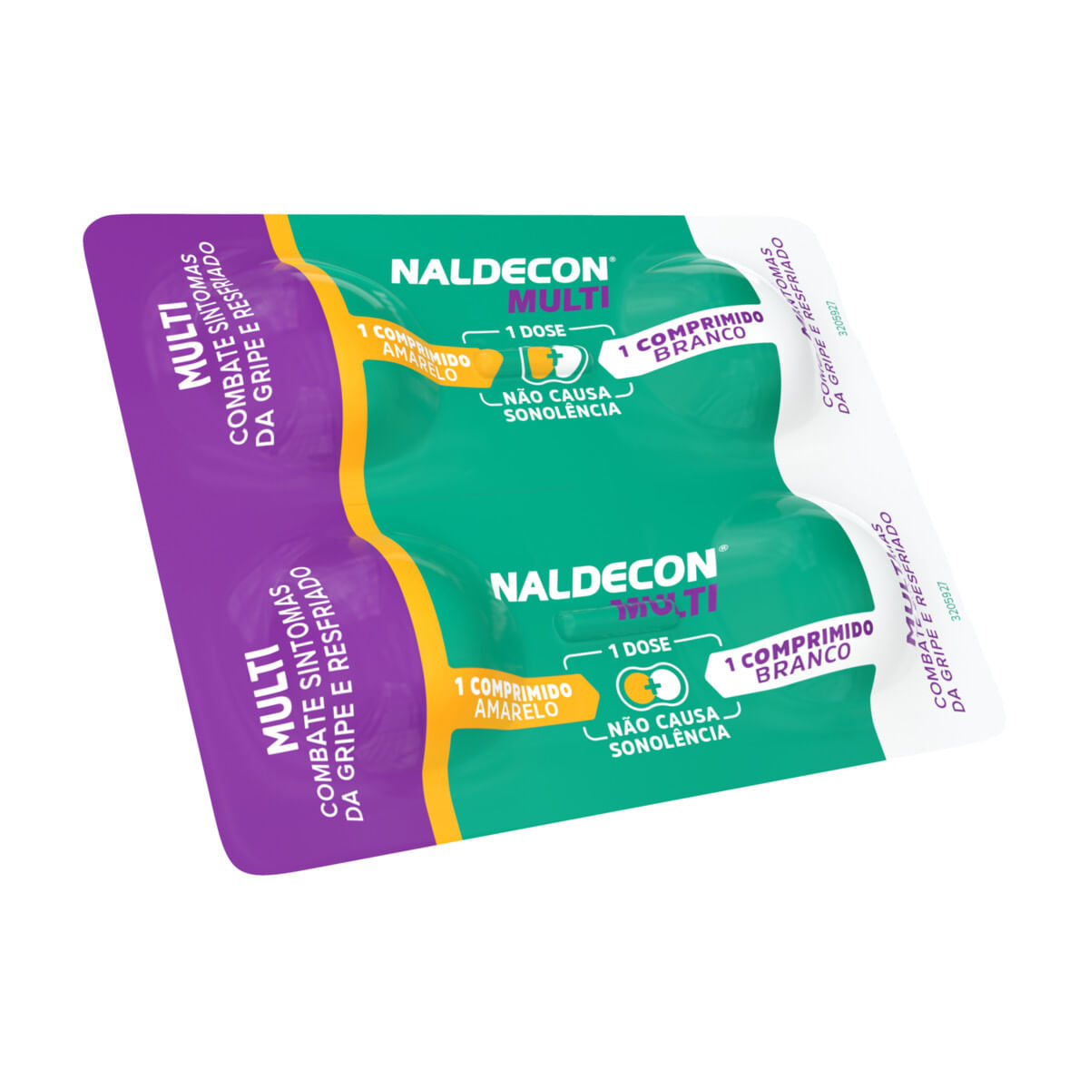 Naldecon Multi Reckitt Benckiser Cartela 4 Comprimidos