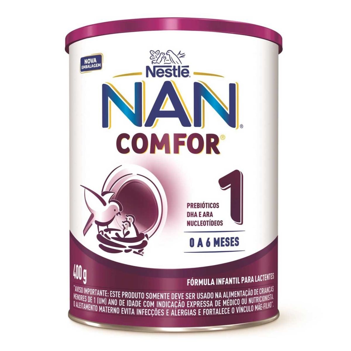 Leite em Pó Comfort Nan Lata 400 g