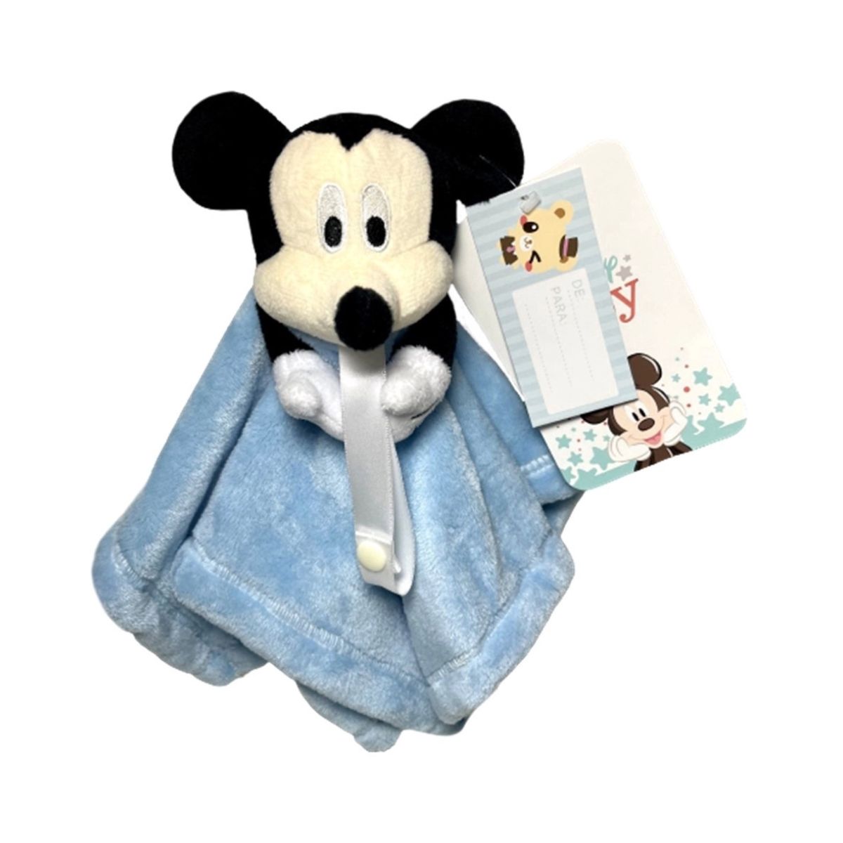 Naninha 35X35cm Mickey Disney Baby BRW1805 Azul