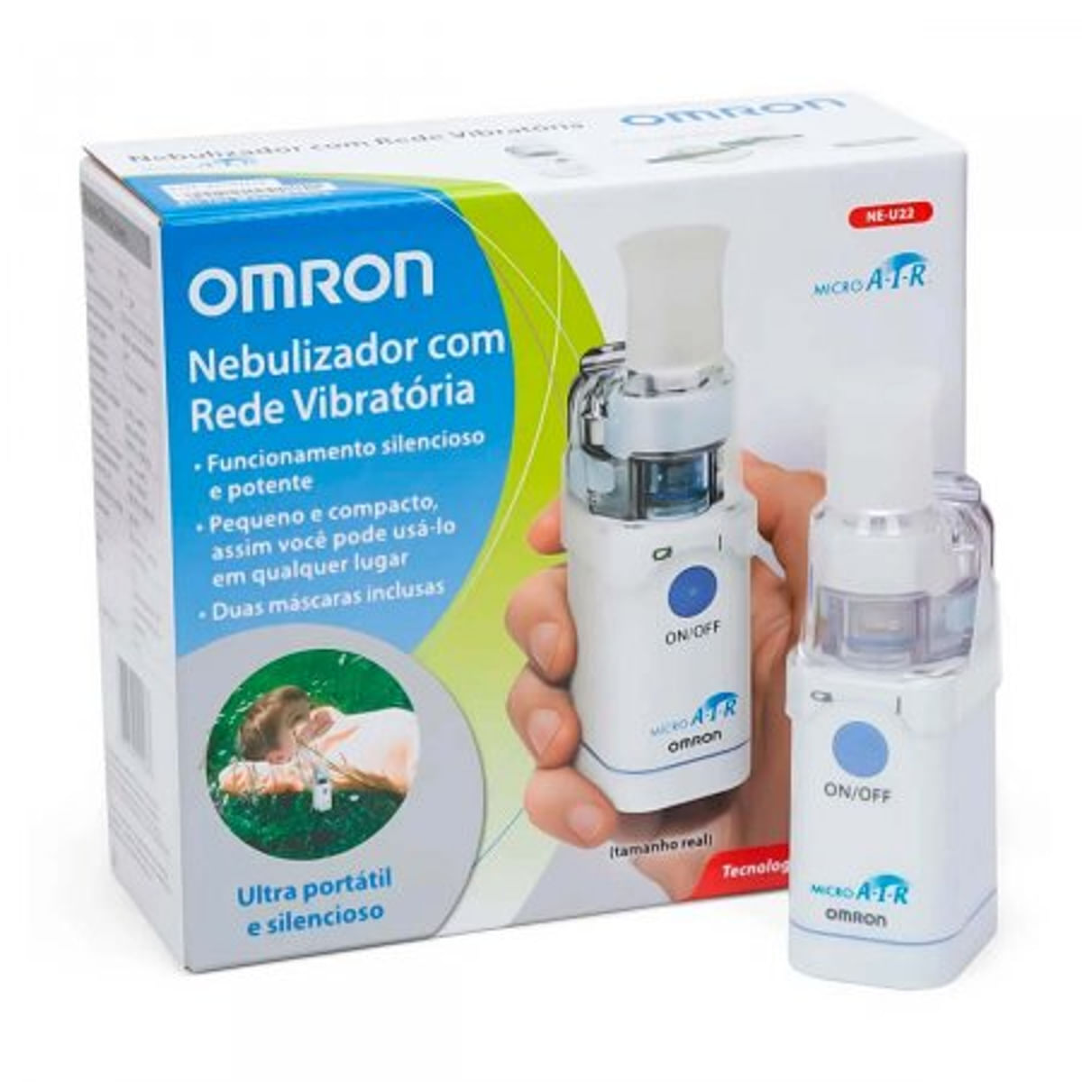 Nebulizador com Rede Vibratória Omron