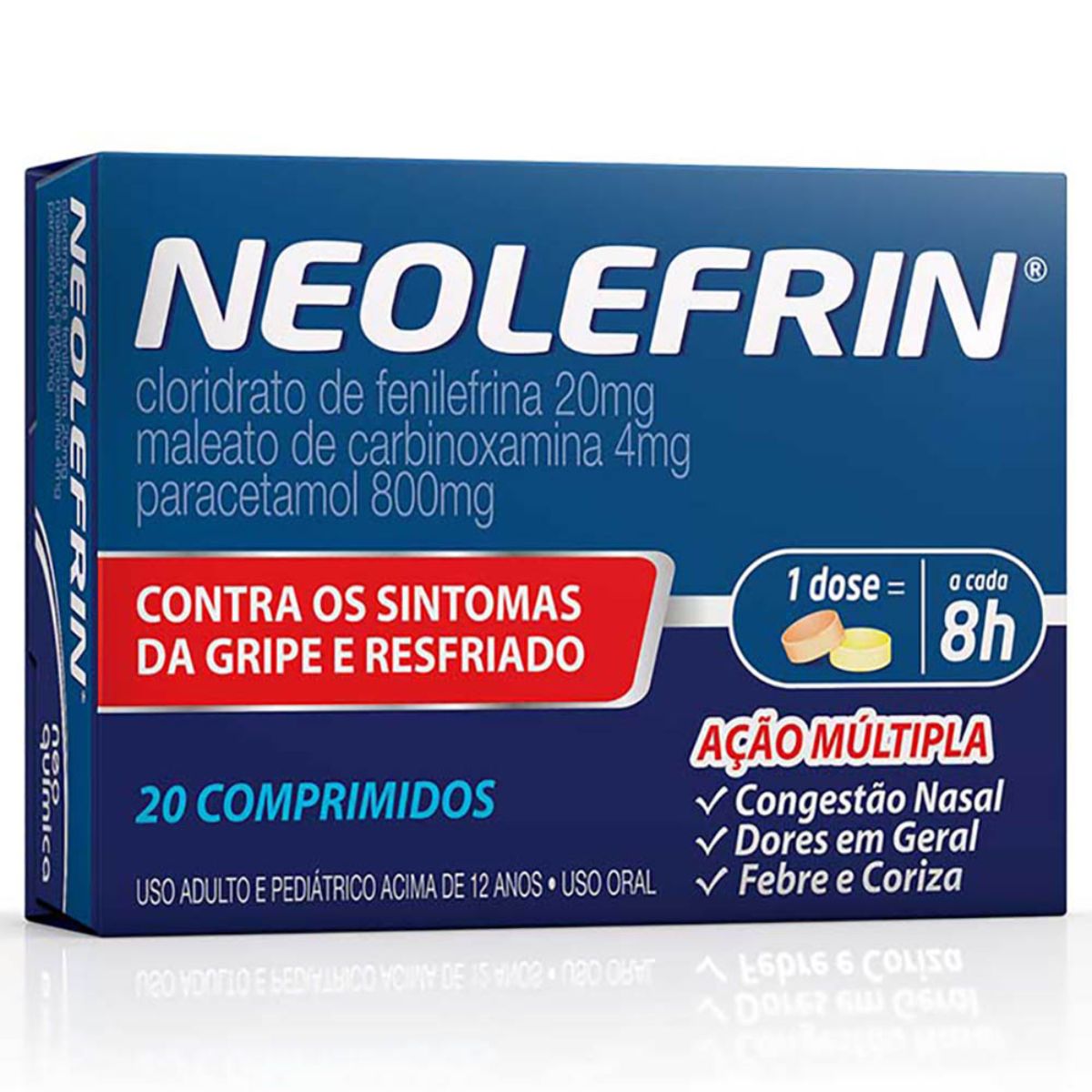 Neolefrin com 20 comprimidos