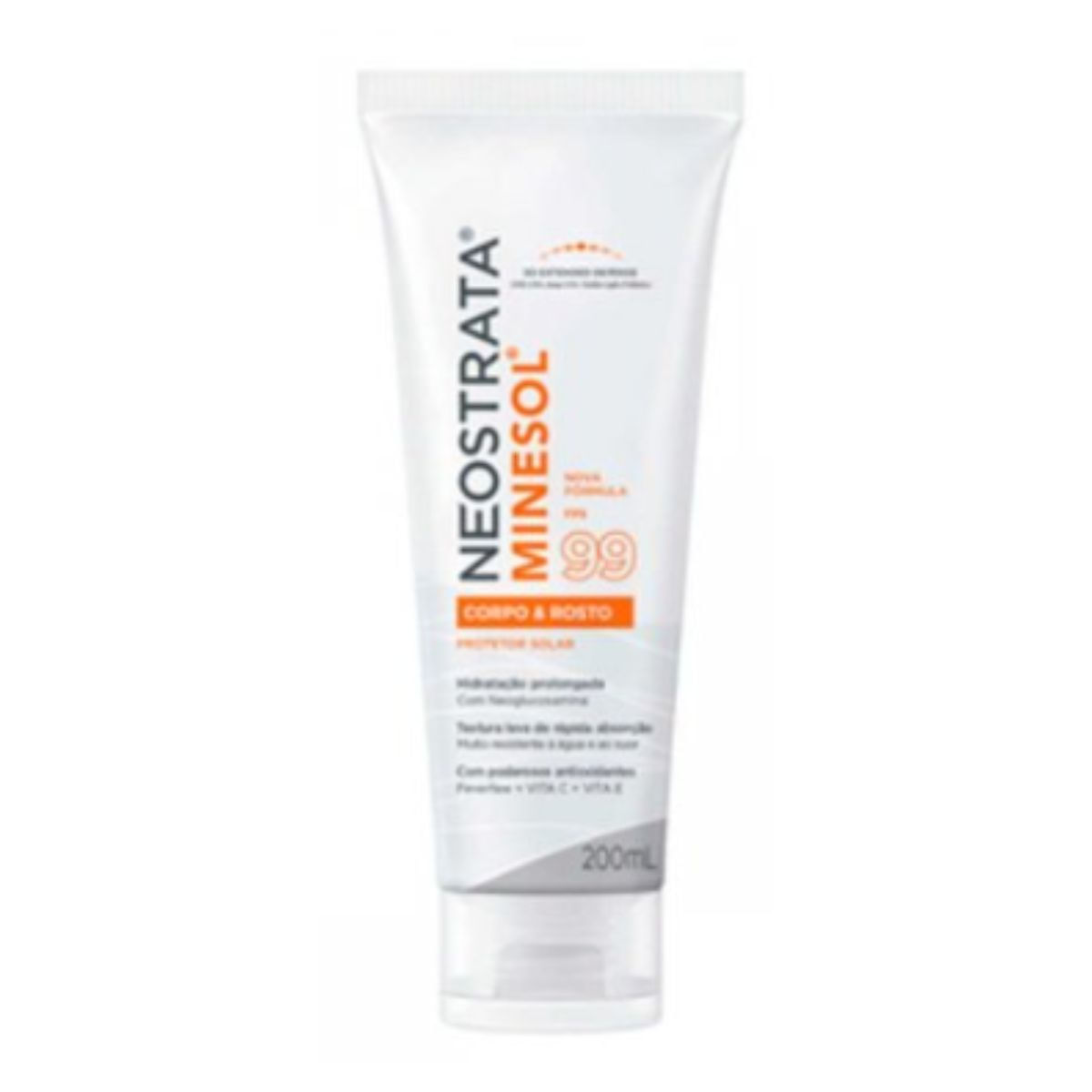 Protetor Solar Neostrata Minesol Corpo e Rosto Fluido Hidratante Antioxidante FPS 99 com 200 ml