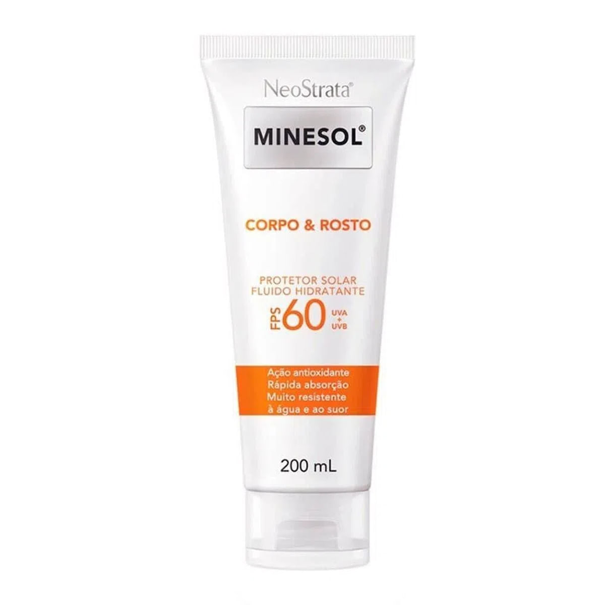 Protetor Solar Fps 60 Neostrata Minesol Corpo e Rosto 200 ml