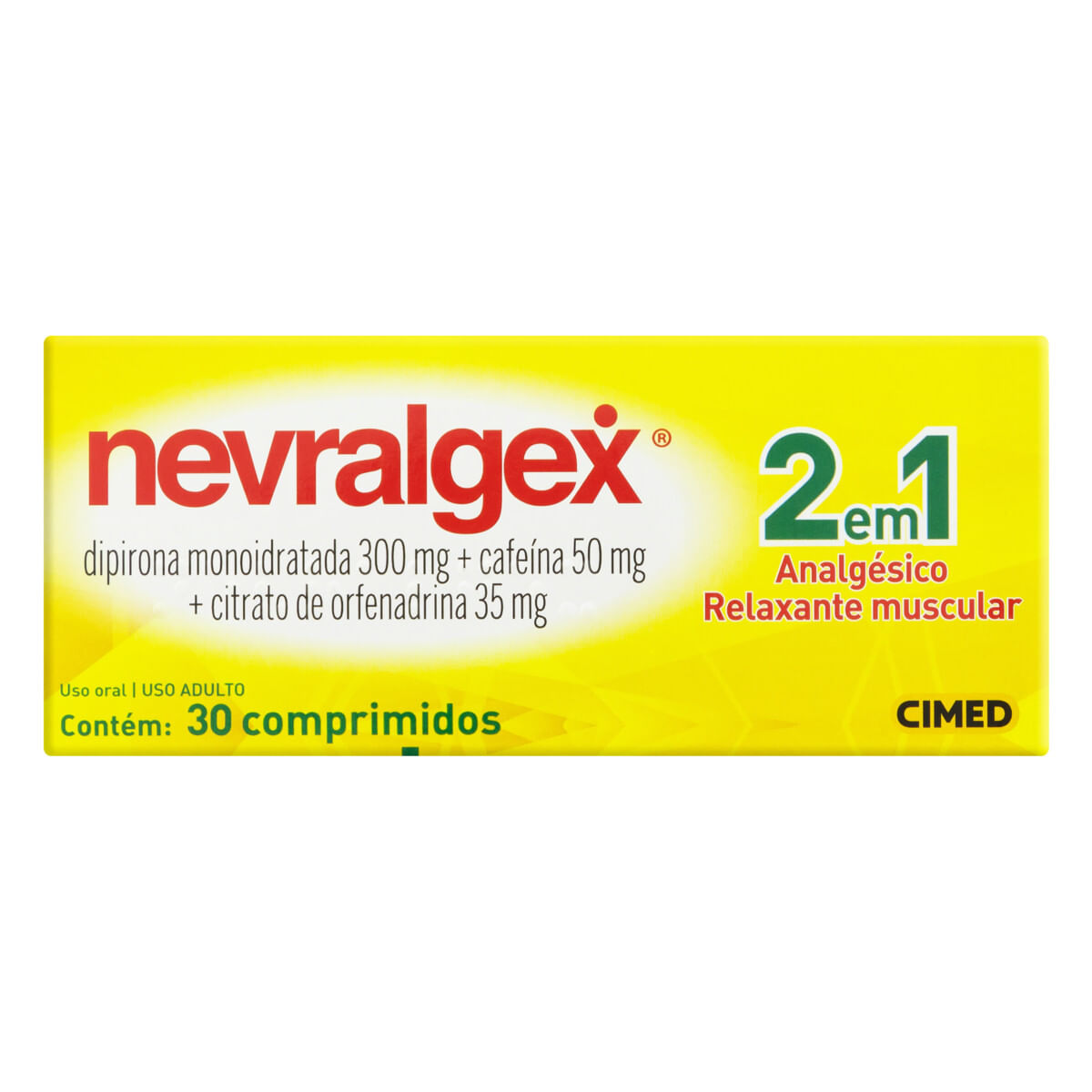 Nevralgex Cimed com 30 comprimidos