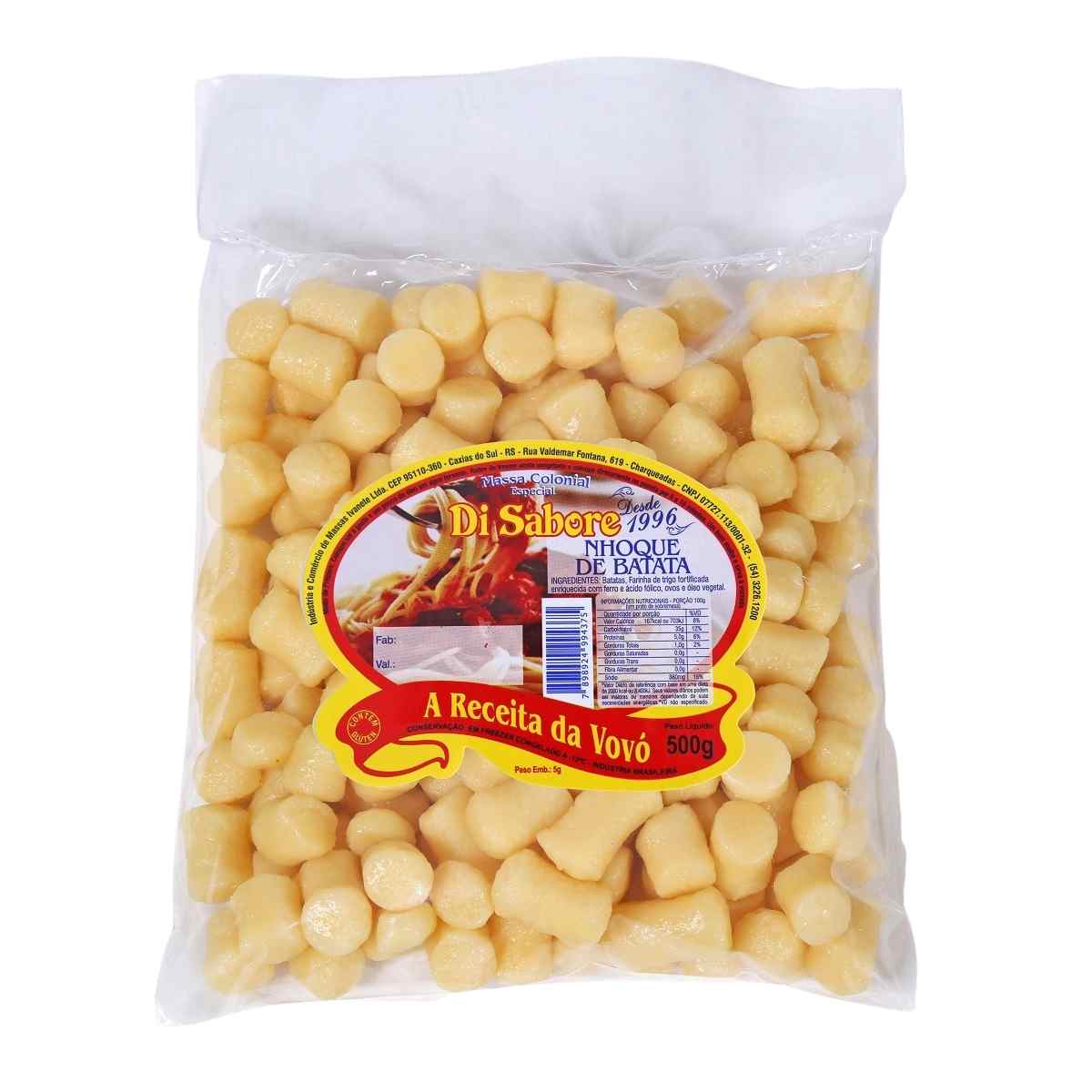 Nhoque de Batata Di Sabore 500 g