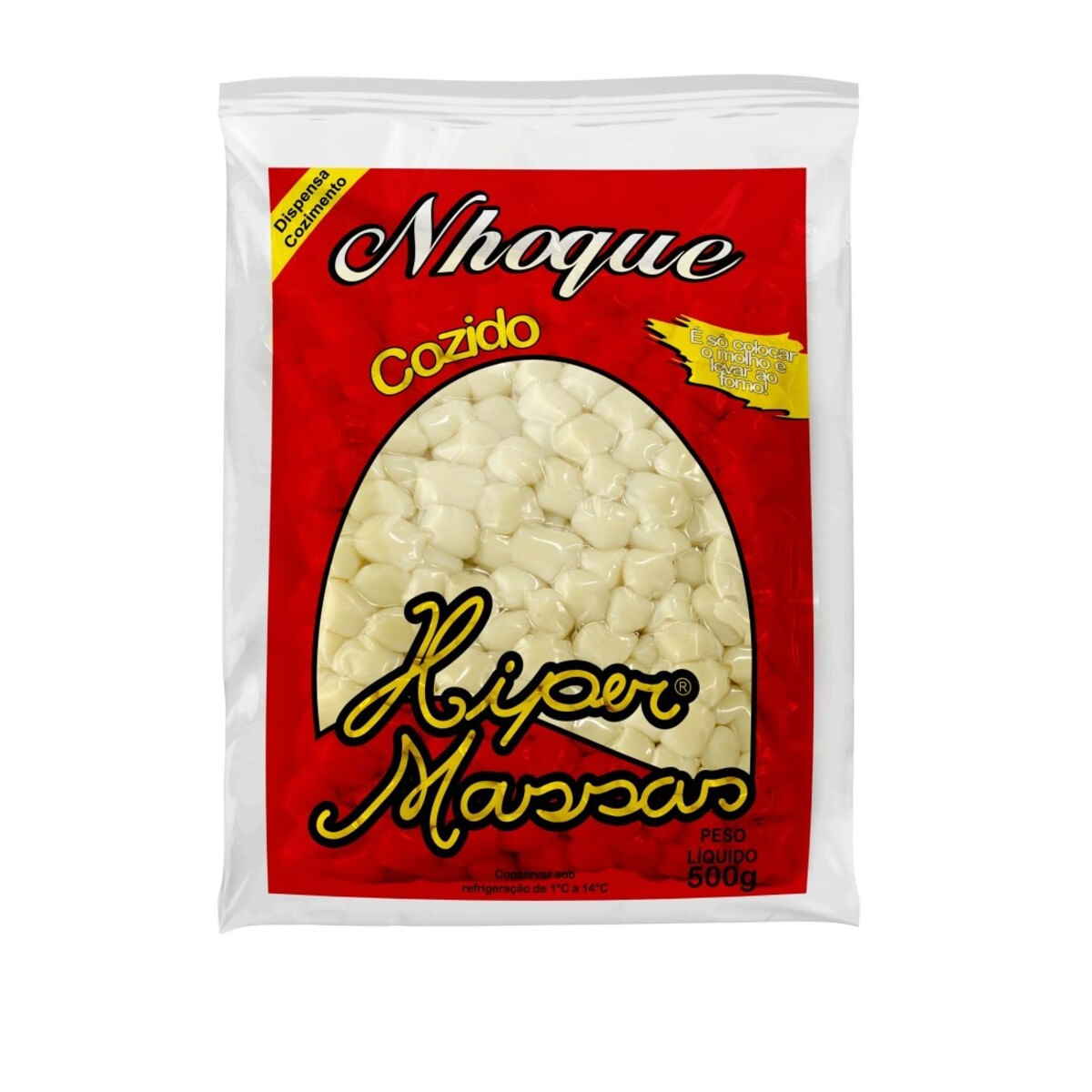 Nhoque Hiper Massas Cozido 500 g