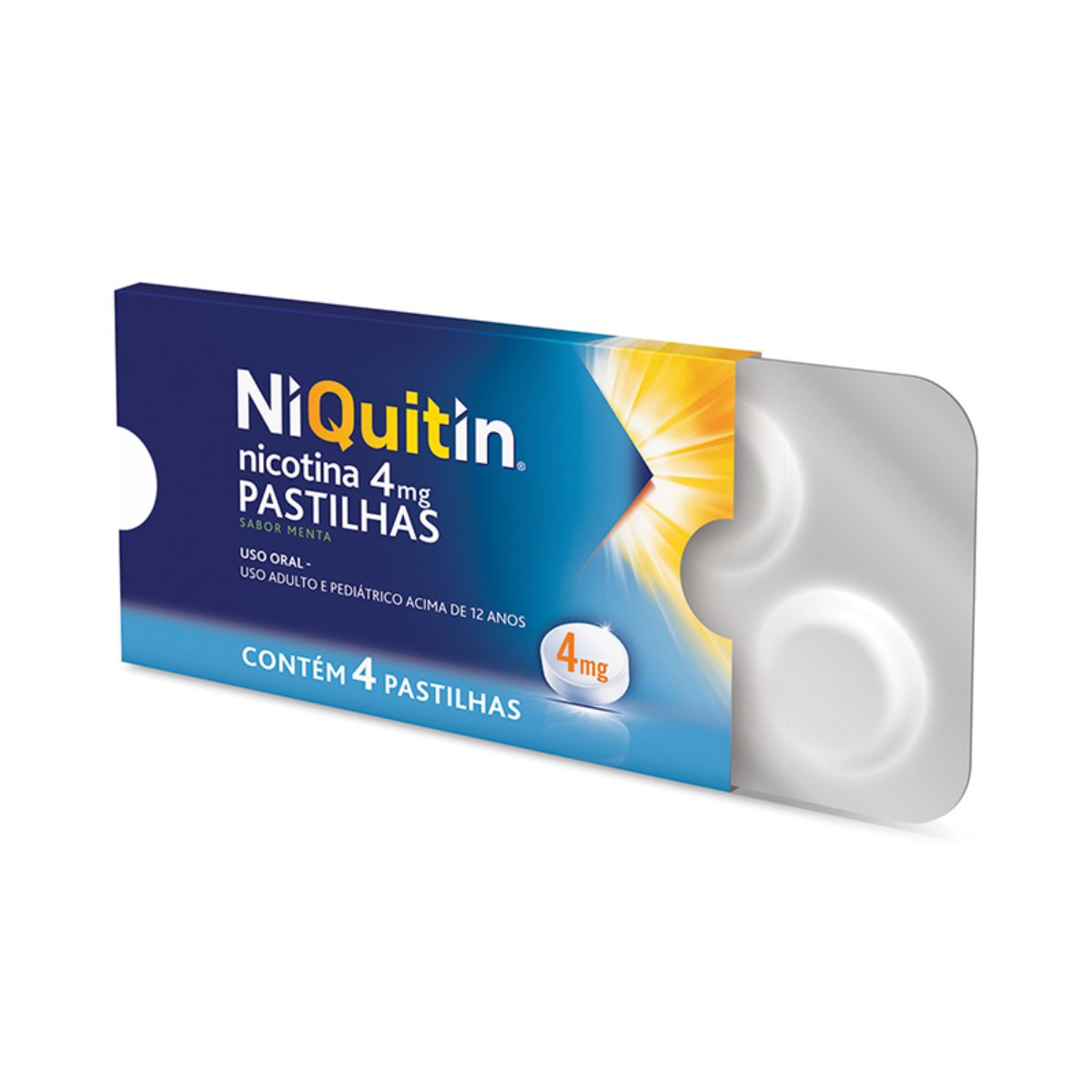 Niquitin 4mg com 4 pastilhas