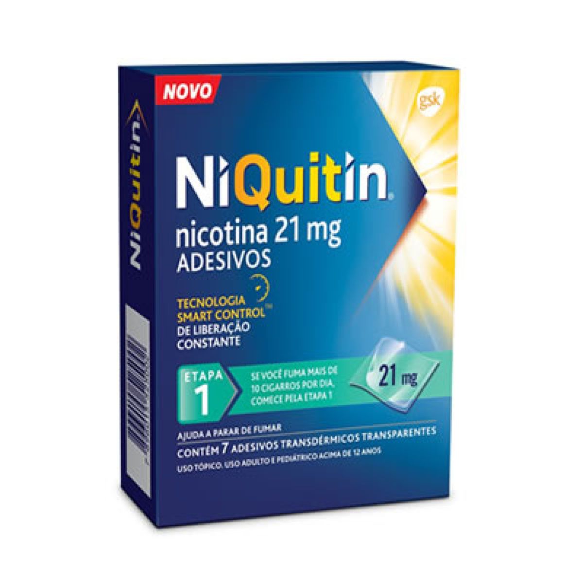 Niquitin Transdérmicos 21 mg com 7 adesivos