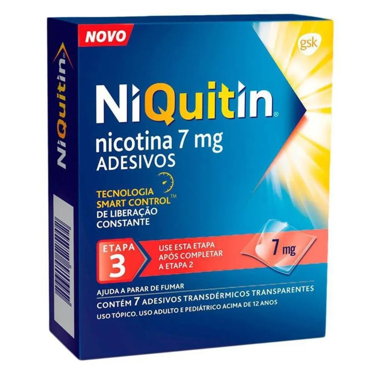 Niquitin Transdérmicos 7 mg com 7 adesivos