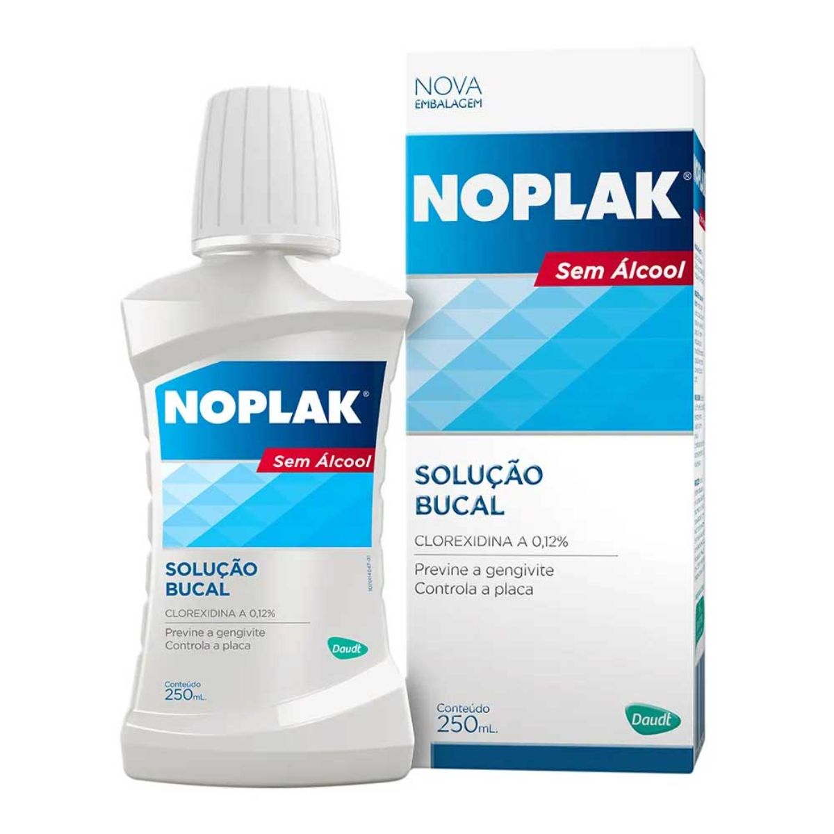 Solução Bucal Noplak Sem Álcool Com 250ml