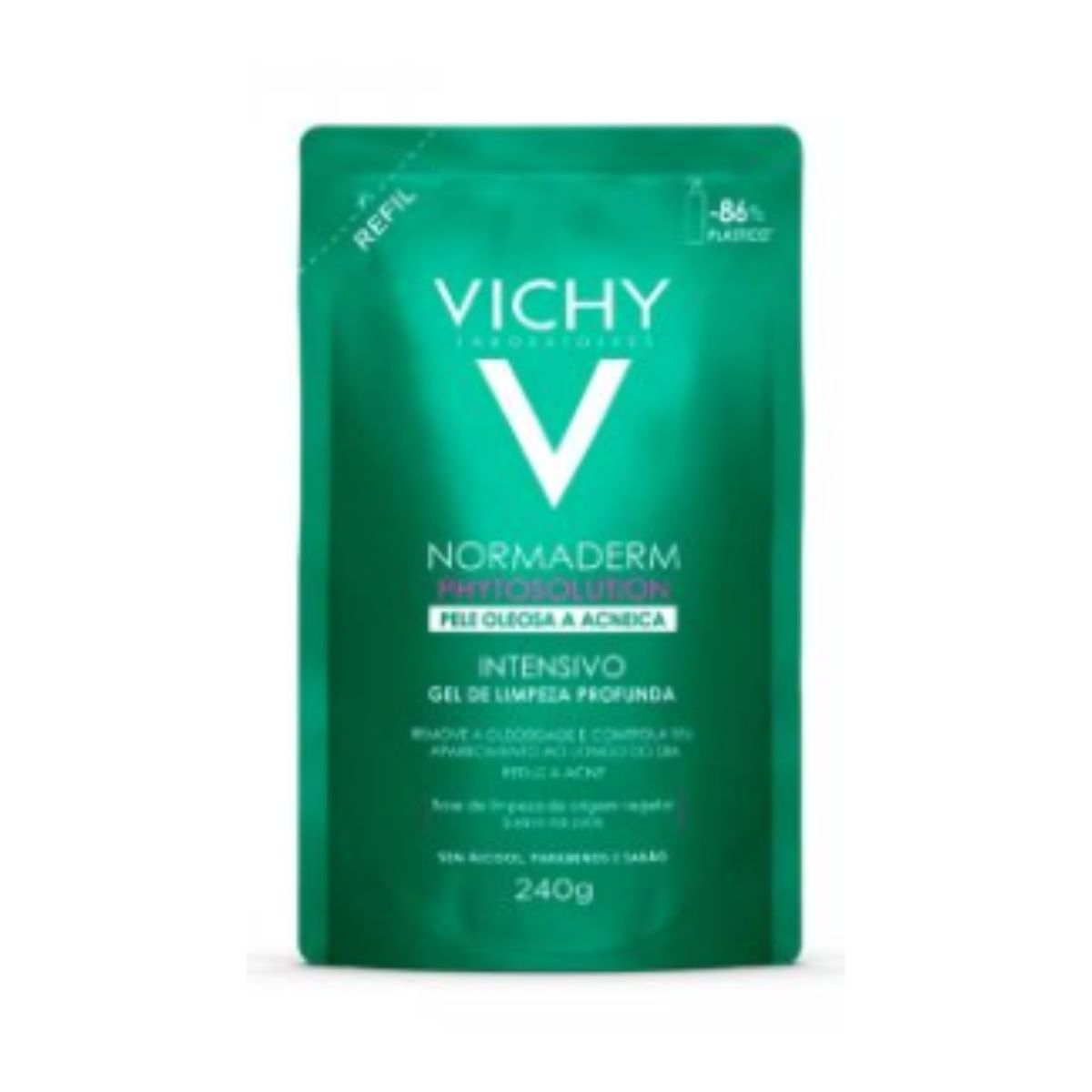 Refil Gel de Limpeza Profunda Vichy Normaderm Phytosolution com 240 g