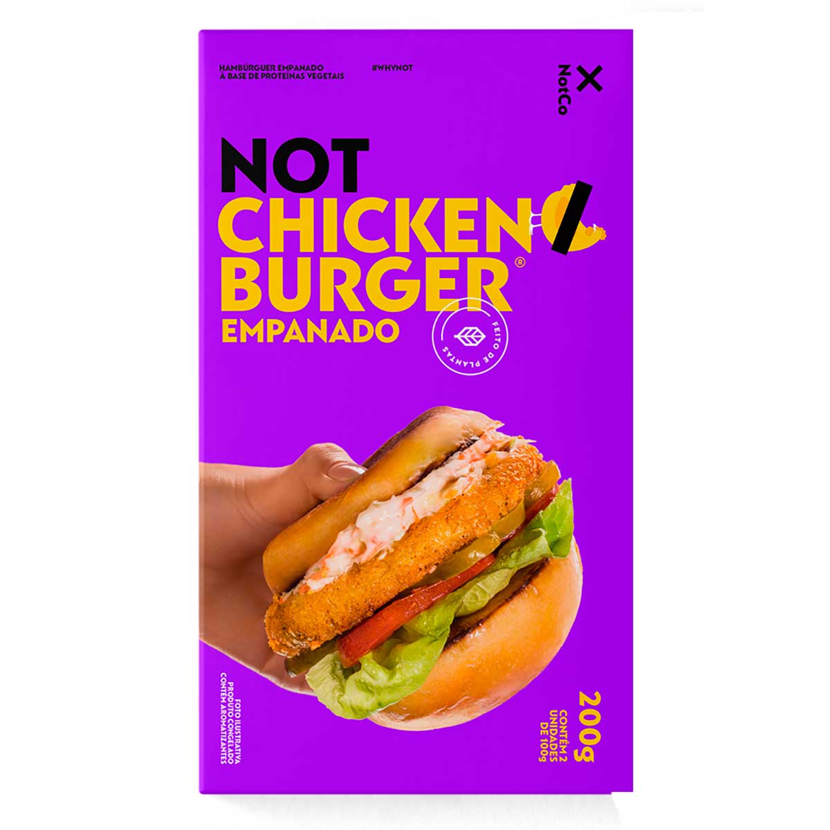 Not Chicken Burger Empanado 200g