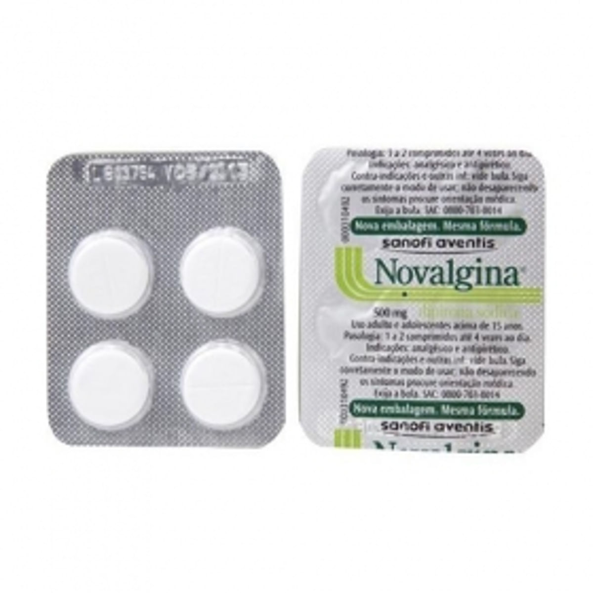 Novalgina 4 Comprimidos