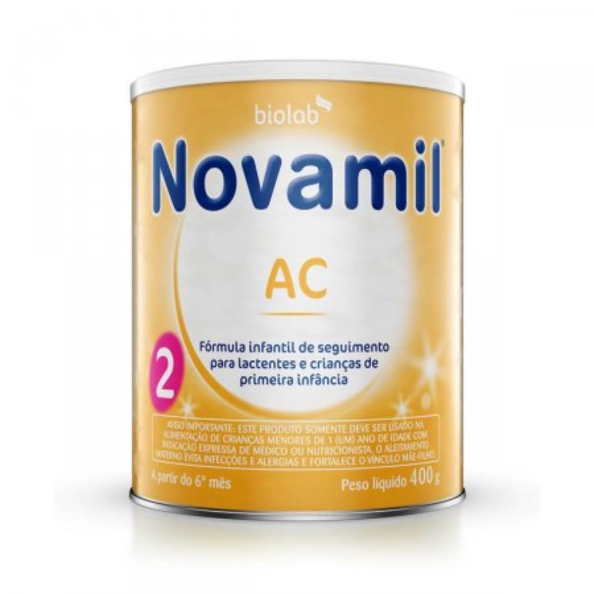 Fórmula Infantil Biolab Novamil Ac 2 Com 400g