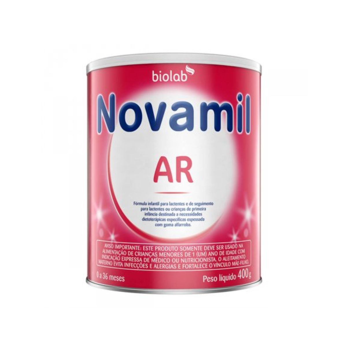 Fórmula infantil Novamil AR com 400 g