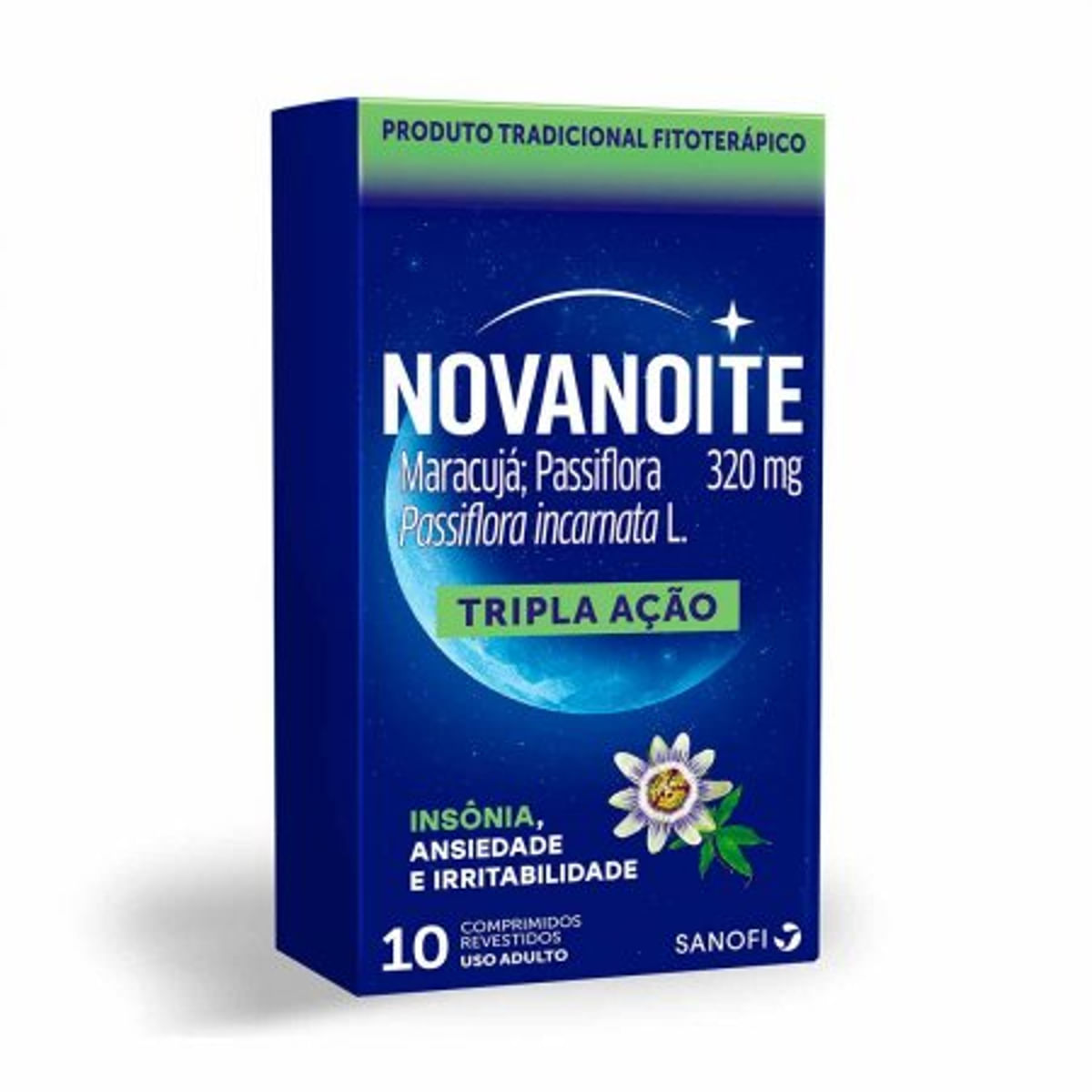 Novanoite Passiflora 320 mg com 10 Comprimidos