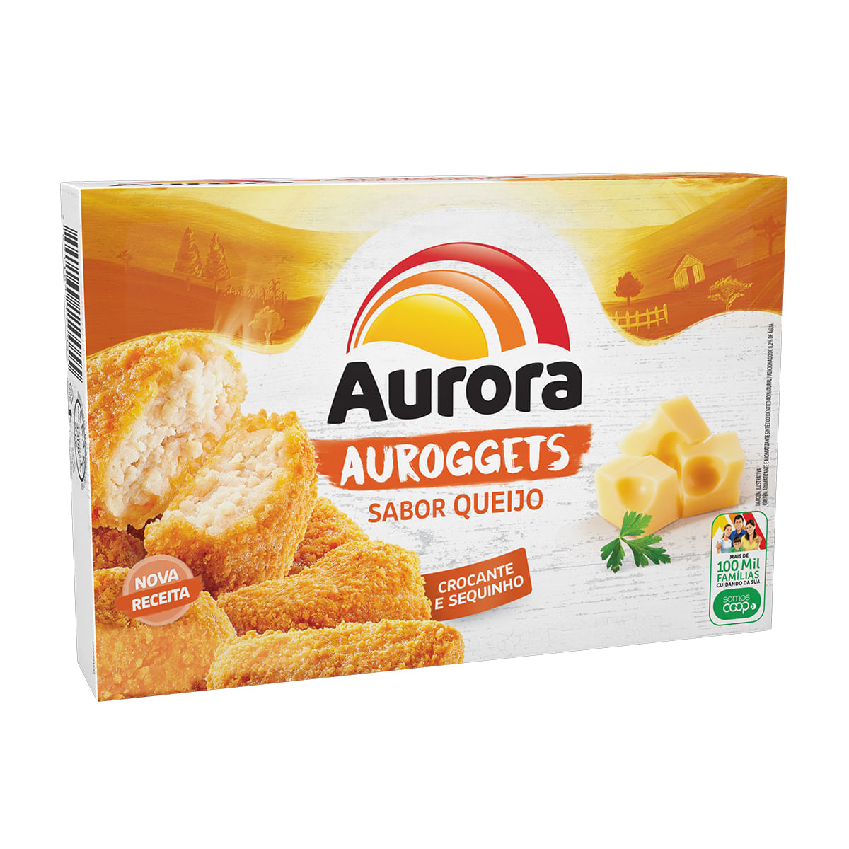 Nuggets de Queijo Crocante Aurora Auroggets 300 g