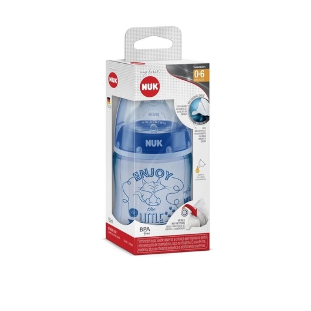 Mamadeira NUK My First Enjoy Azul 150 ml